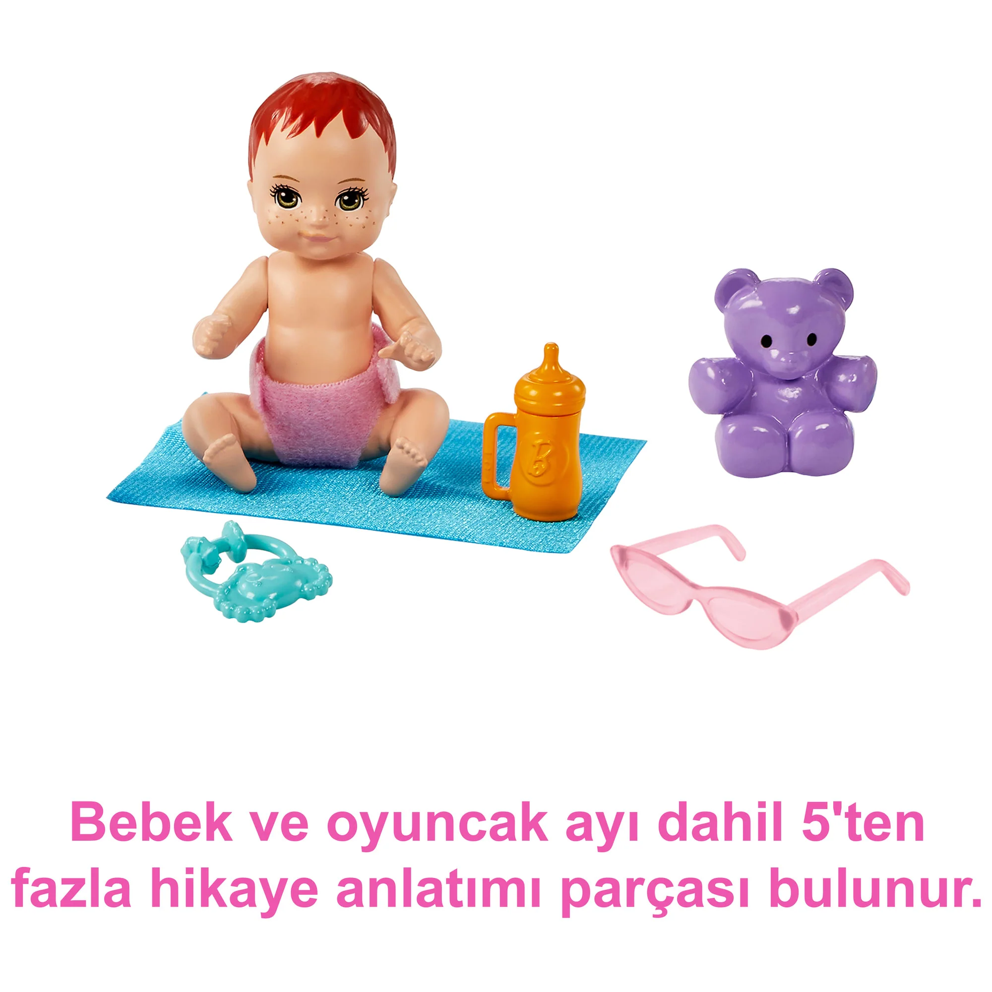 3 Yaş Ve Üzeri Çocuklar Için Barbie Skipper Bebek Bakıcısı Oyun Seti, Bebek Ve Bebek Arabası - Image 5