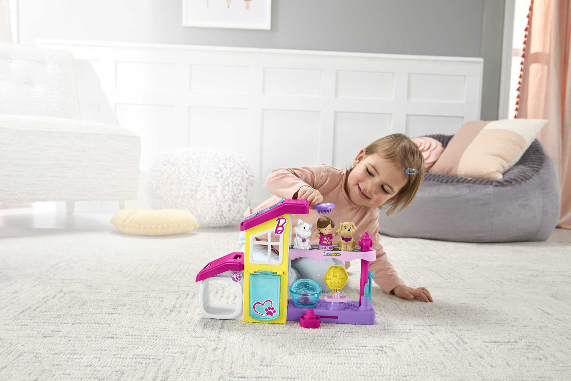Barbie Spelen En Verzorgen Dierenspa Van Little People - Image 2