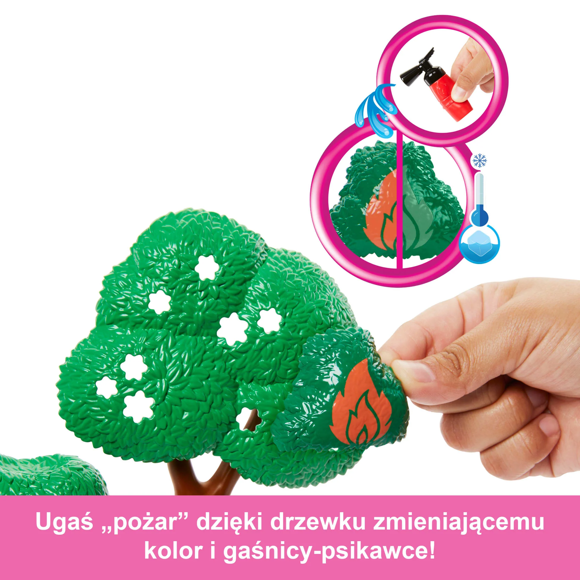 Barbie Strażaczka Zestaw Remiza strażacka, lalka i akcesoria - Image 5