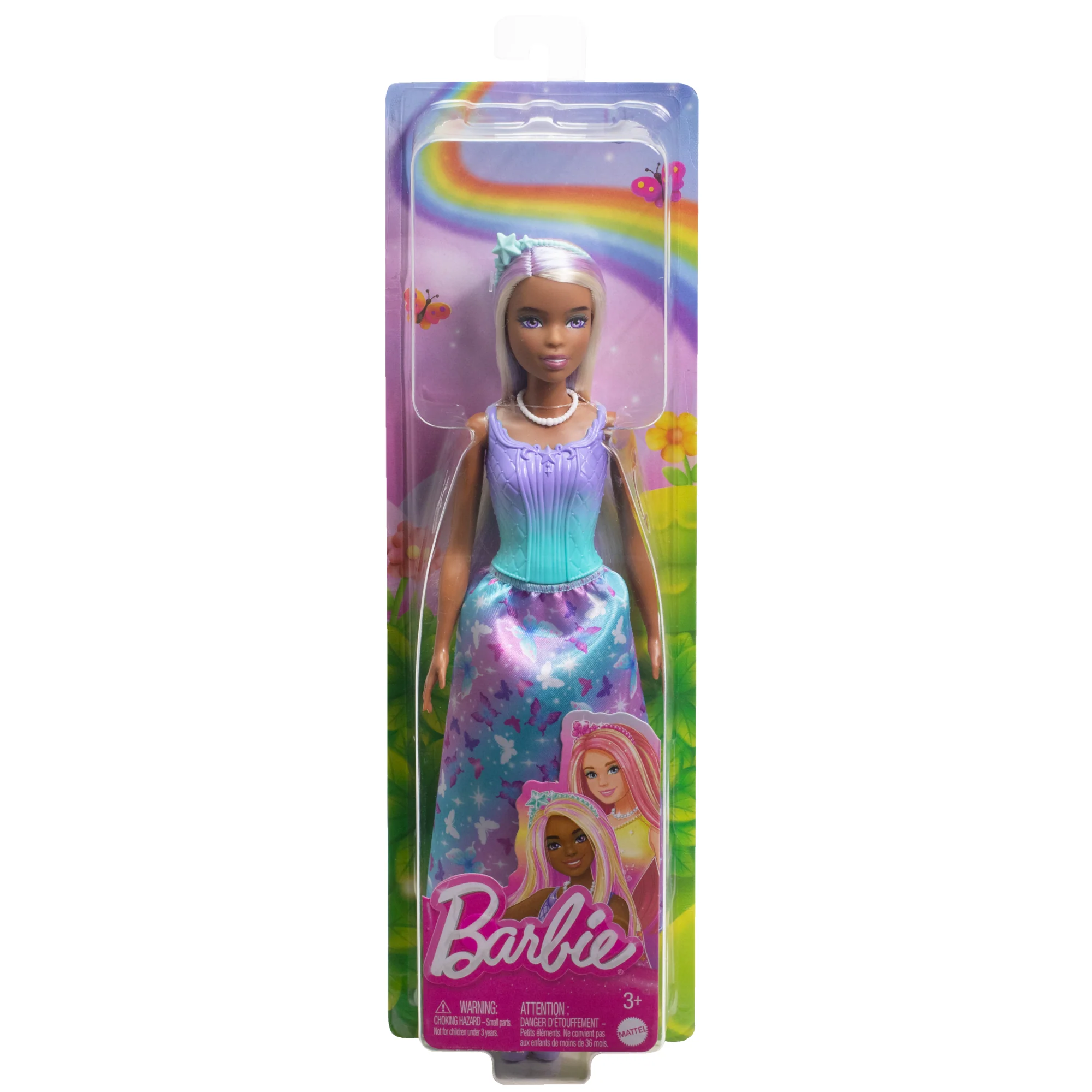 Muñecas Barbie De La Realeza Con El Pelo Colorido, Faldas Con Estampado De Mariposas Y Accesorios - Image 6