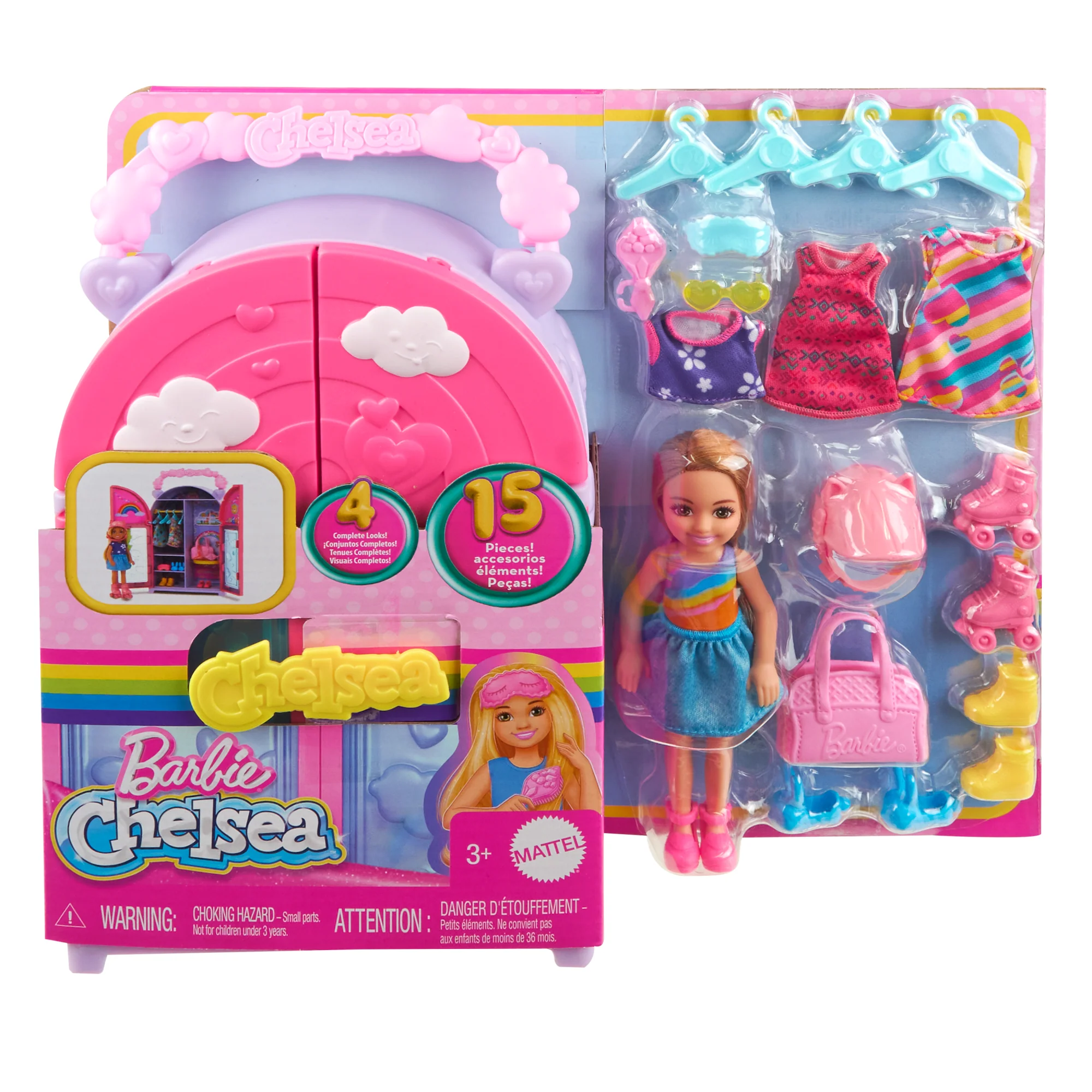 Barbie Szafa Chelsea Zestaw + Lalka, ubranka i akcesoria - Image 6
