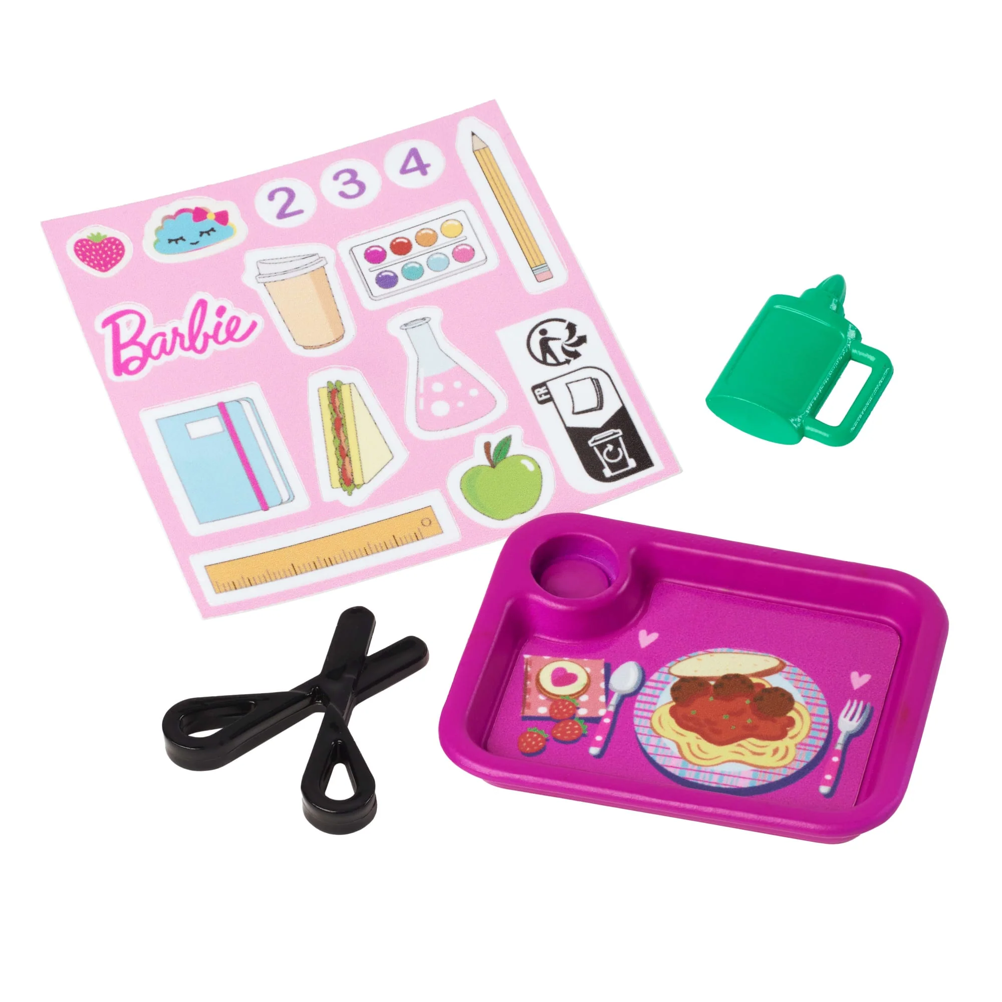 Barbie Teacher Doll With Brunette Fashion Doll, 1 Toddler Doll, & Teaching Accessories - Image 4