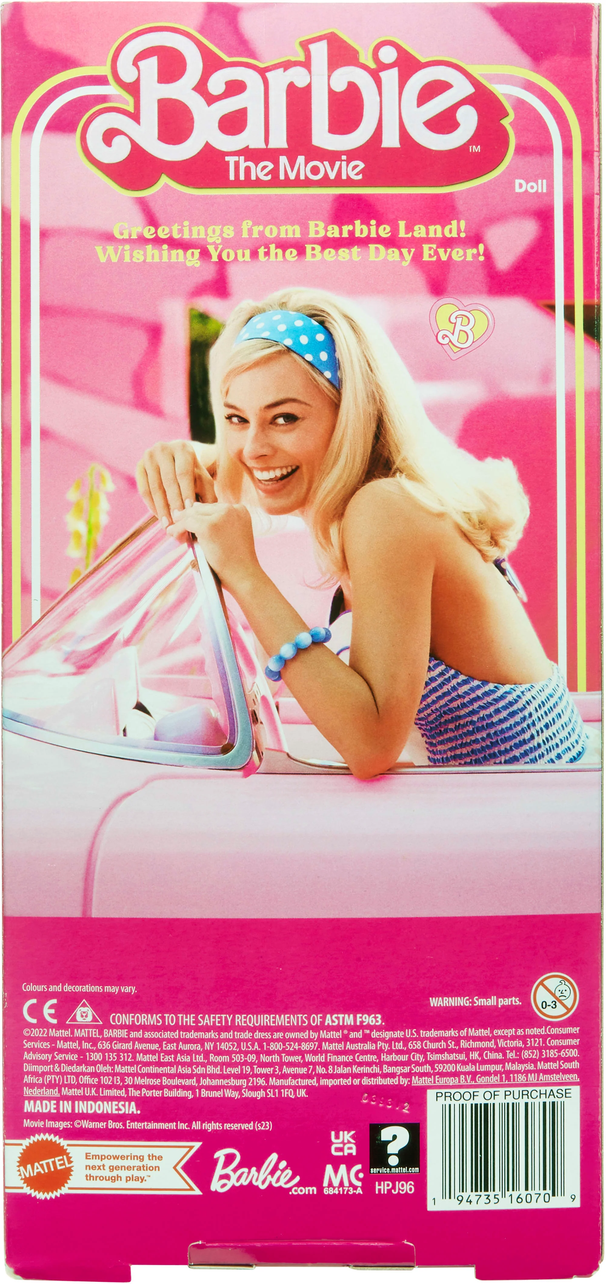 Barbie The Movie Collectible Doll, Margot Robbie As Barbie in Pink Gingham Dress - Image 6