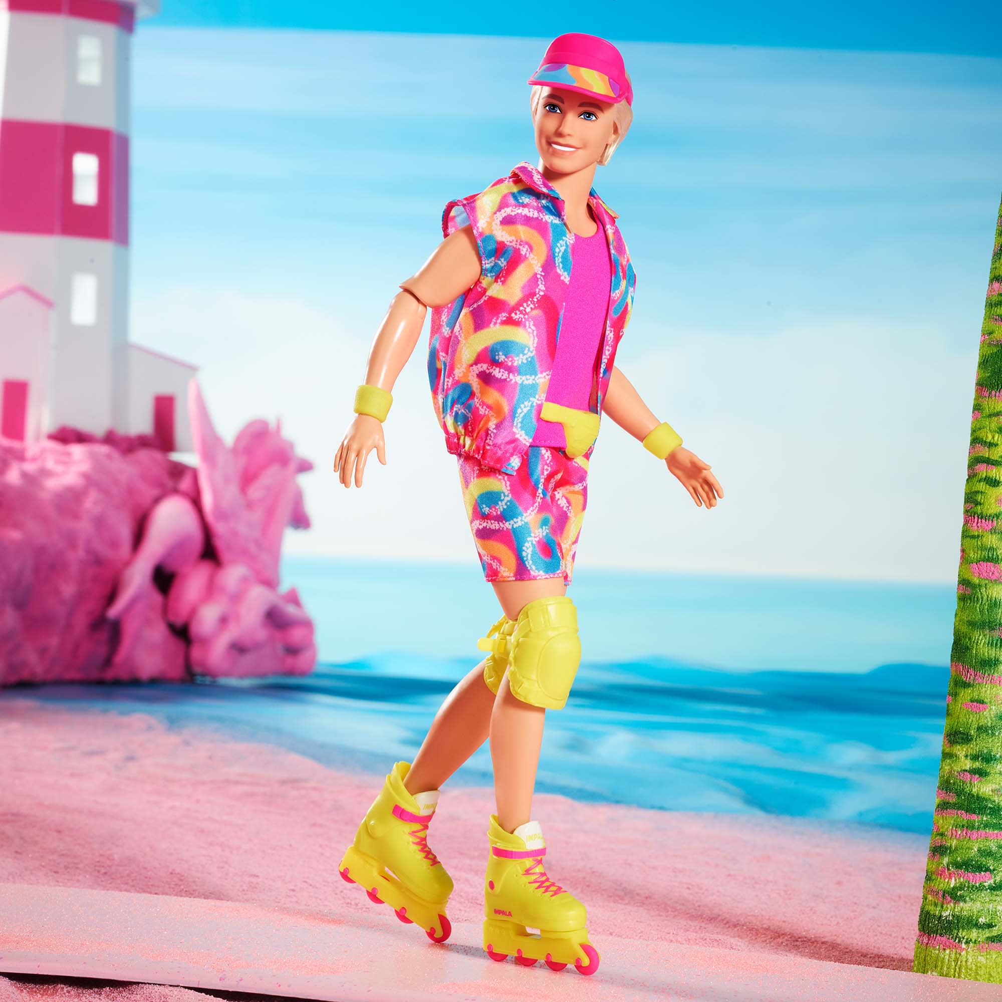 Barbie Le Film Poupée Ken Du Film Poupée Ken De Collection Portant Une Tenue De Patinage Rétro Et Des Rollers - Image 8