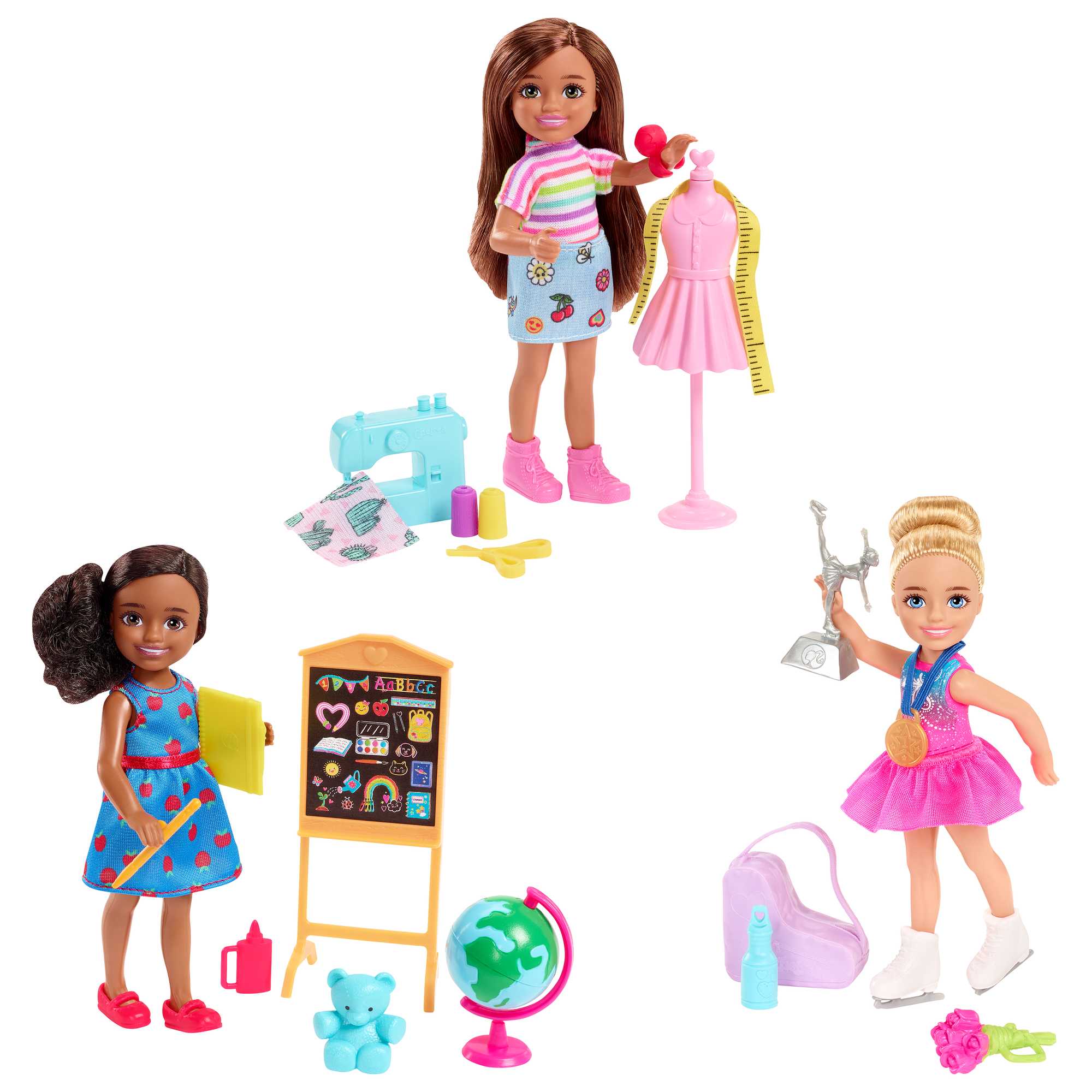 Barbie Toys, Chelsea Doll and Accessories, Can Be Career-Themed Small Dolls - Image 4