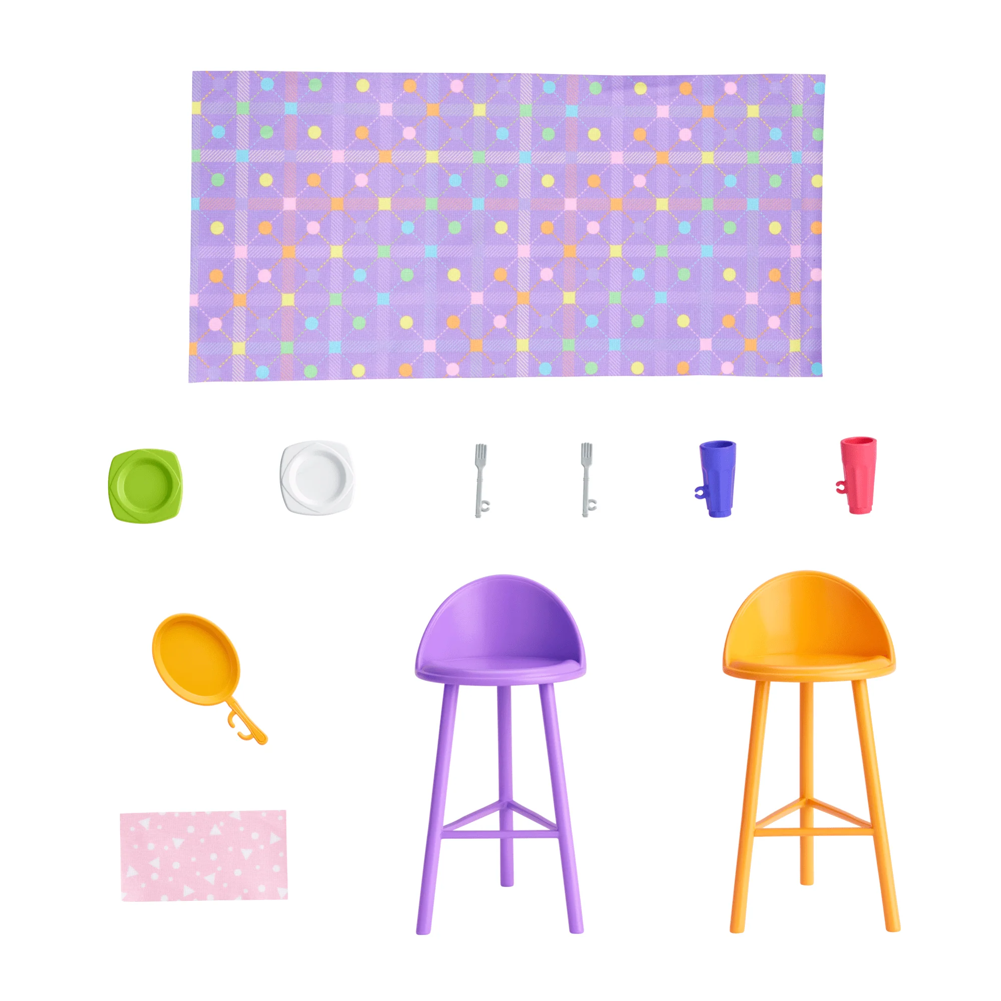 Barbie Vakantiehuis Met Barbie Pop, 4 Speelplekken En 11 Accessoires - Image 4