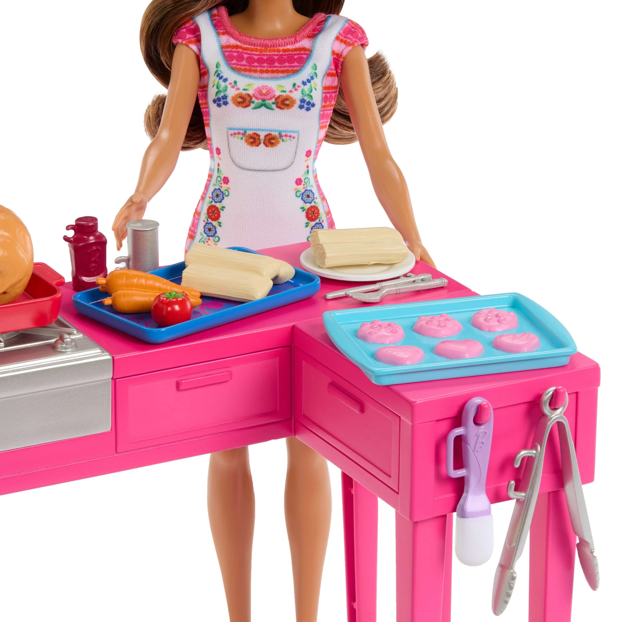 Barbie Ve Teresa'nın DOStluk Tarifi Teresa Bebek Ve Mutfak Oyun Seti, 20'Den Fazla Aksesuar - Image 3