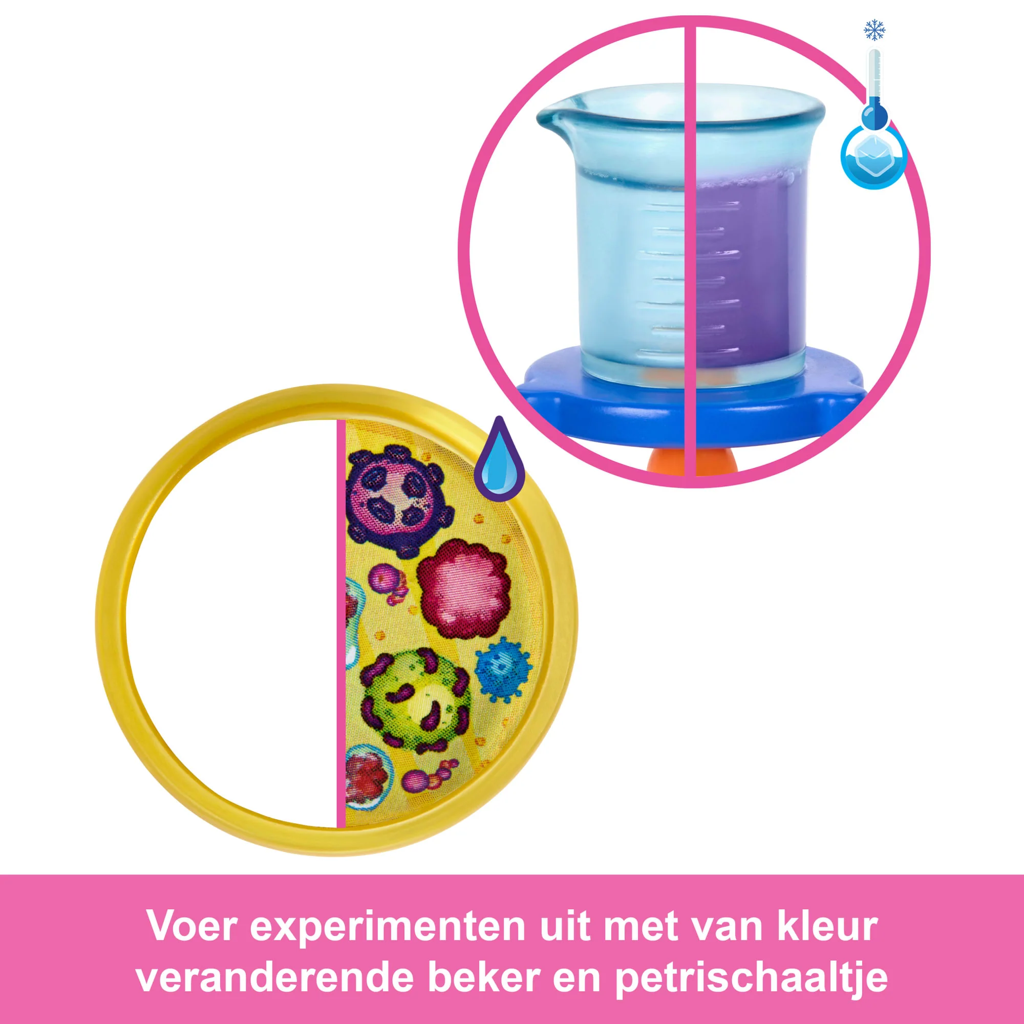 Barbie Wetenschapper, Pop En Accessoires, Met Blonde Modepop, Laboratoriumtafel, En Van Kleur Veranderende Accessoires - Image 5