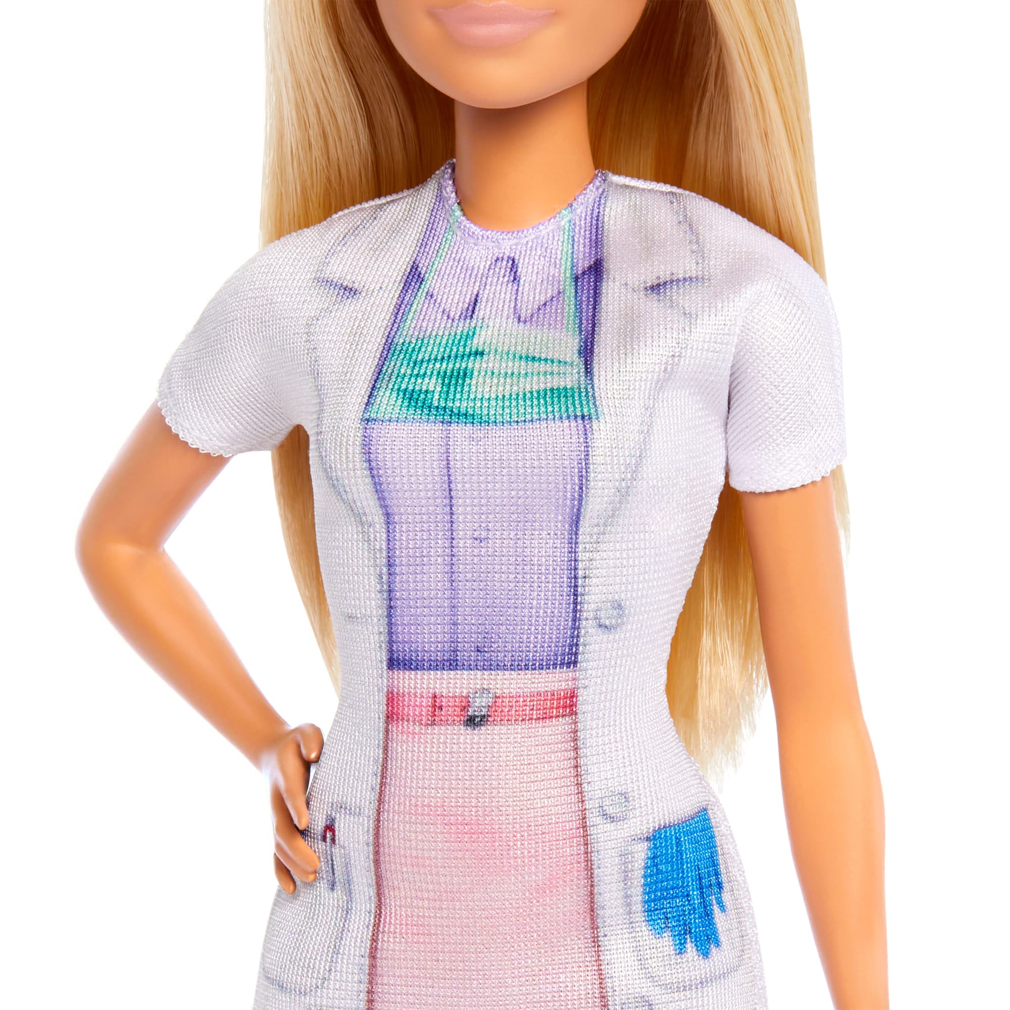 Barbie Zahnärztin-Puppe, Blonde Modepuppe, 1 Kinderpuppe, Medizinisches Untersuchungszubehör Und Passende Accessoires - Image 3