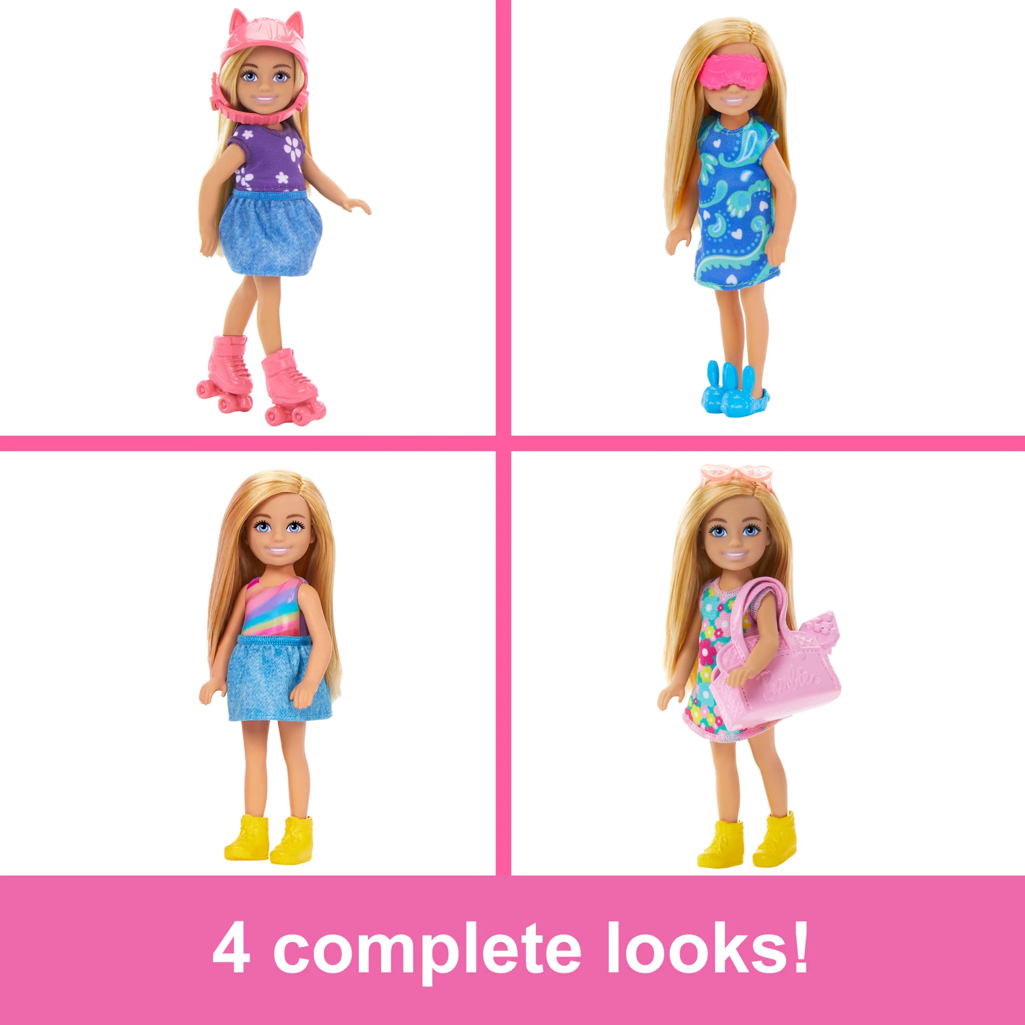 Barbie Chelsea Doll & Closet Toy Playset With Clothes & Accessories - Image 3