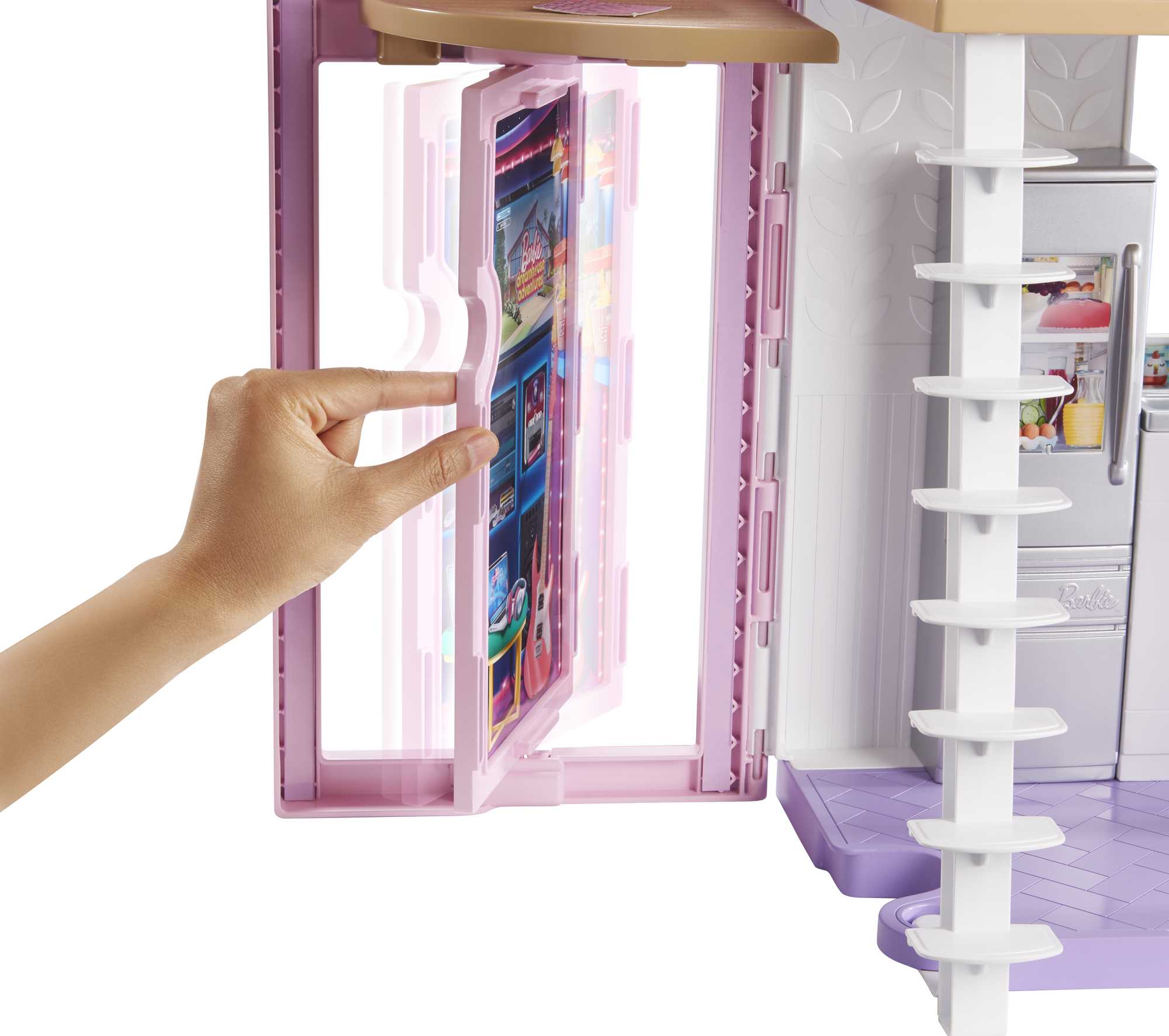 Barbie'nin Malibu Evi, Dönüşüm Özellikli, 25'Ten Fazla Parçalı Ve 2 Katlı Bebek Evi Fxg57 - Image 4