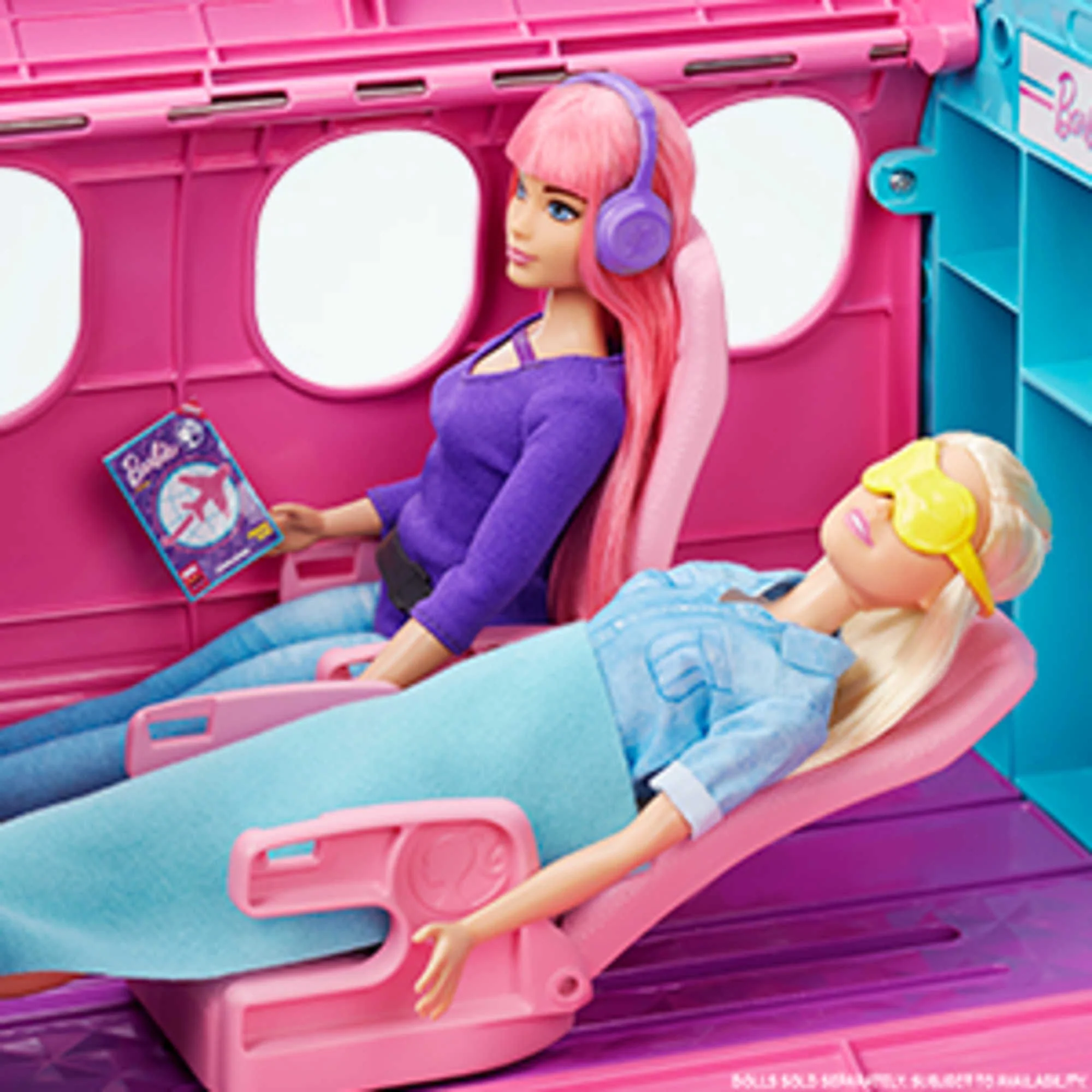 Barbie'nin Pembe Uçağı, 15'Ten Fazla Parçaya Sahip, Dönüşüm Özellikli Gdg76 - Image 5
