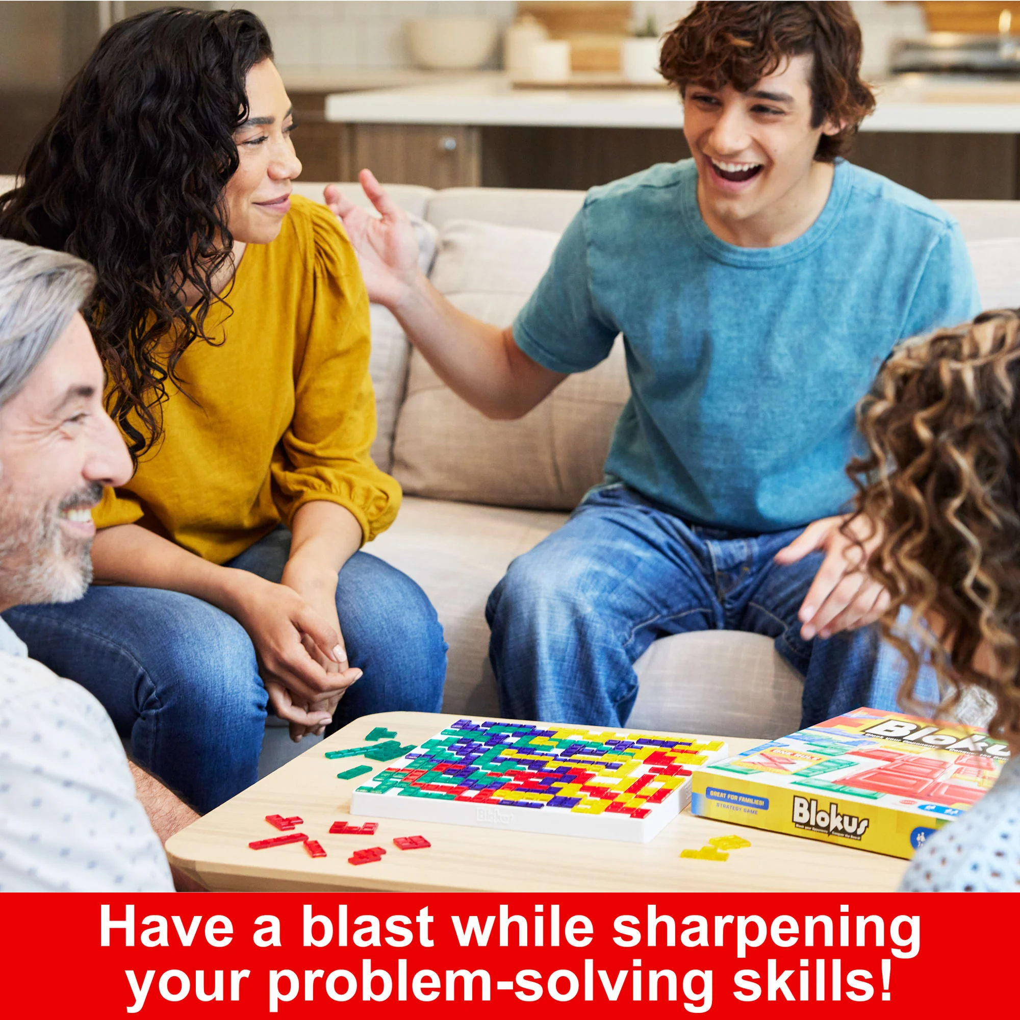 Blokus Strategy Family Board Game For Kids & Adults With Colorblind Accessible Pieces & One Rule - Image 5