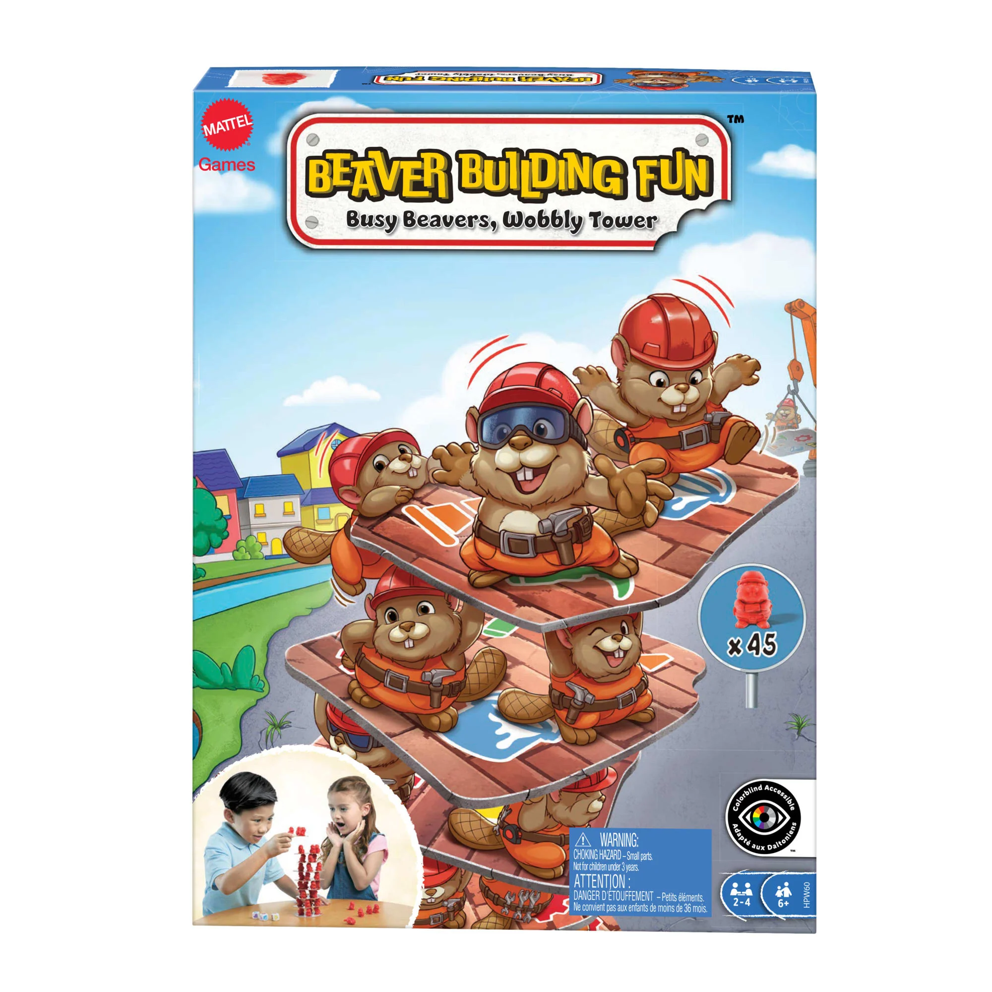 Bouwpret Met Bevers, Leuk Spel Voor Kinderen, Het Hele Gezin En Spelletjesavonden
