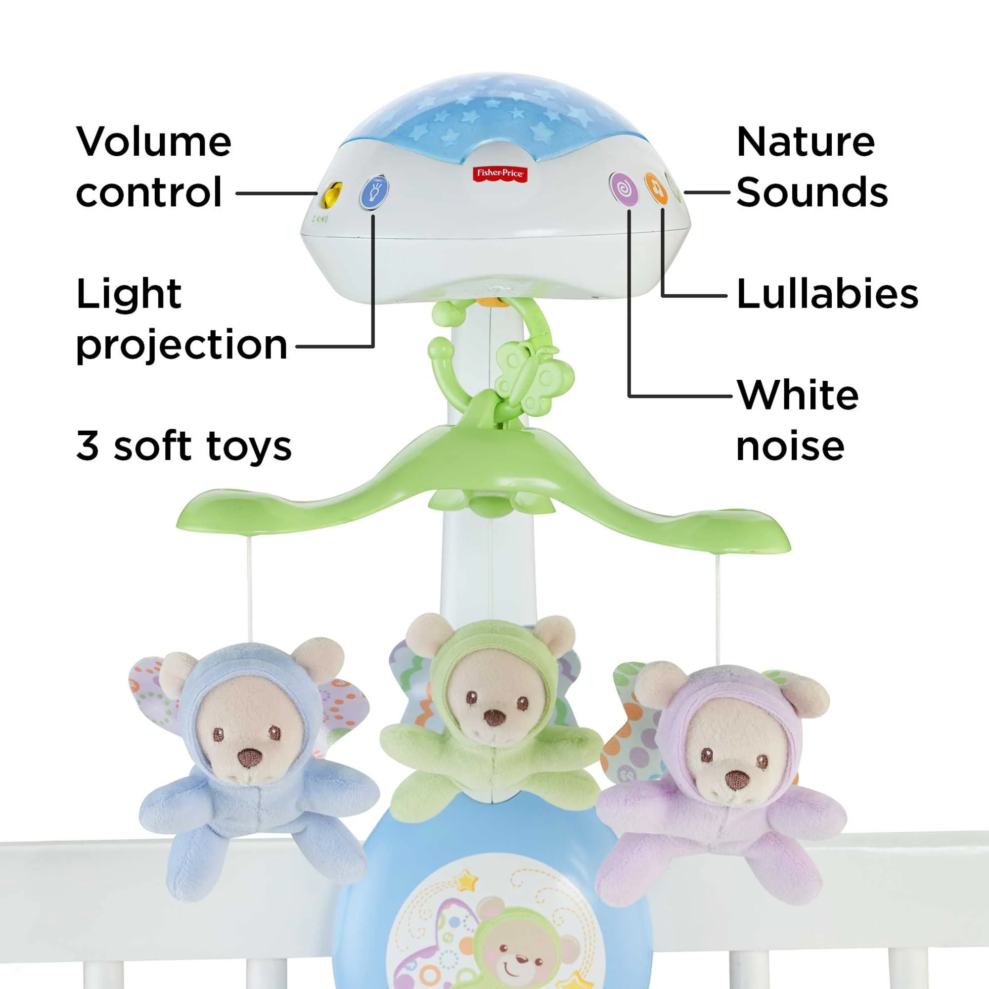 Butterfly Dreams 3-in-1 Projection Mobile - Image 7