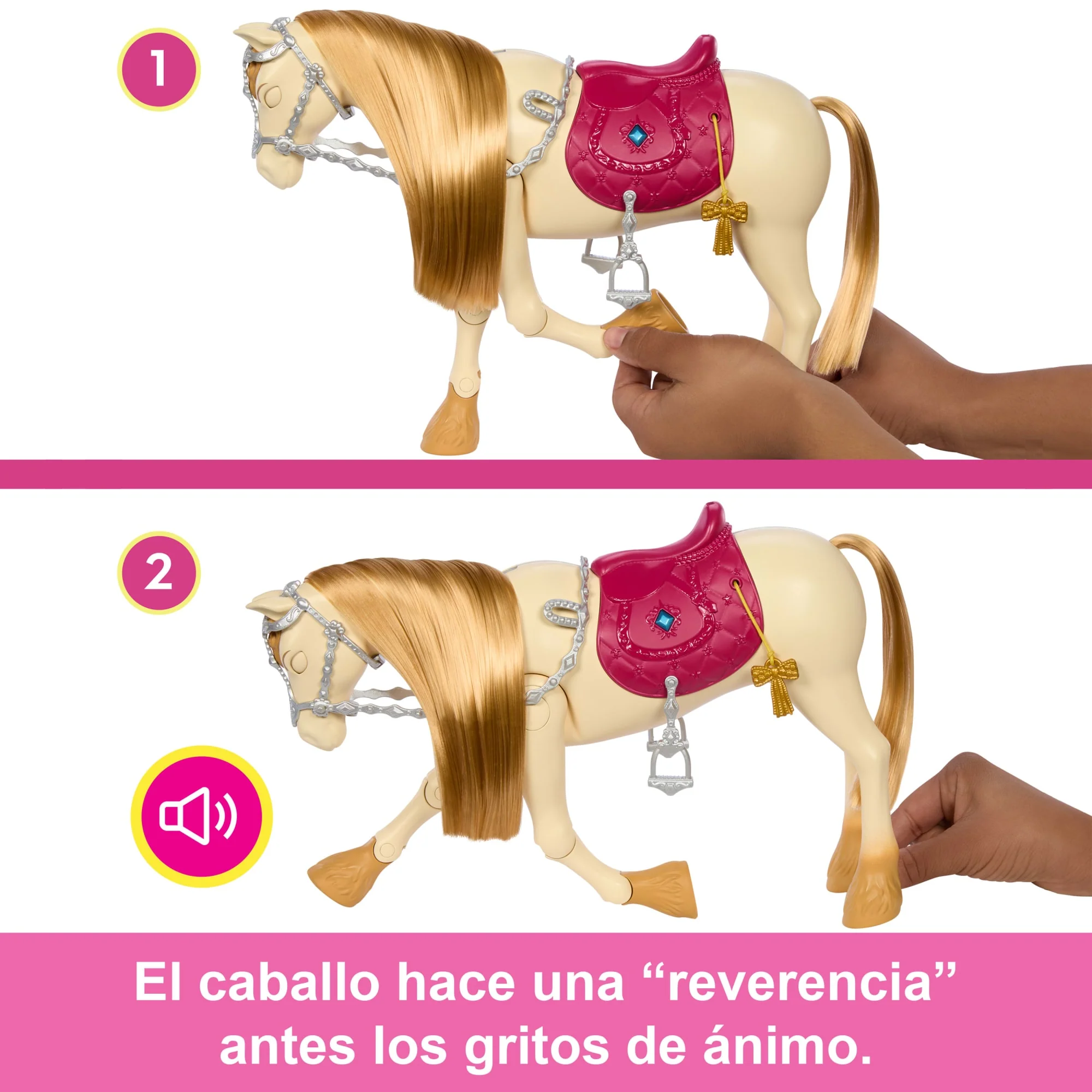 Caballo De Juguete Interactivo De “Barbie Mysteries: The Great Horse Chase” Con Sonidos, Música Y Accesorios - Image 3