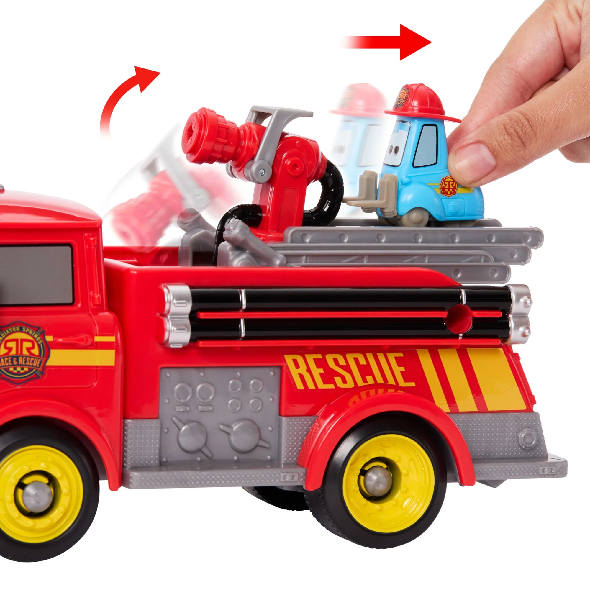 Cars-Camion De Pompier Red & Guido-Coffret Véhicule Et Accessoires - Image 3