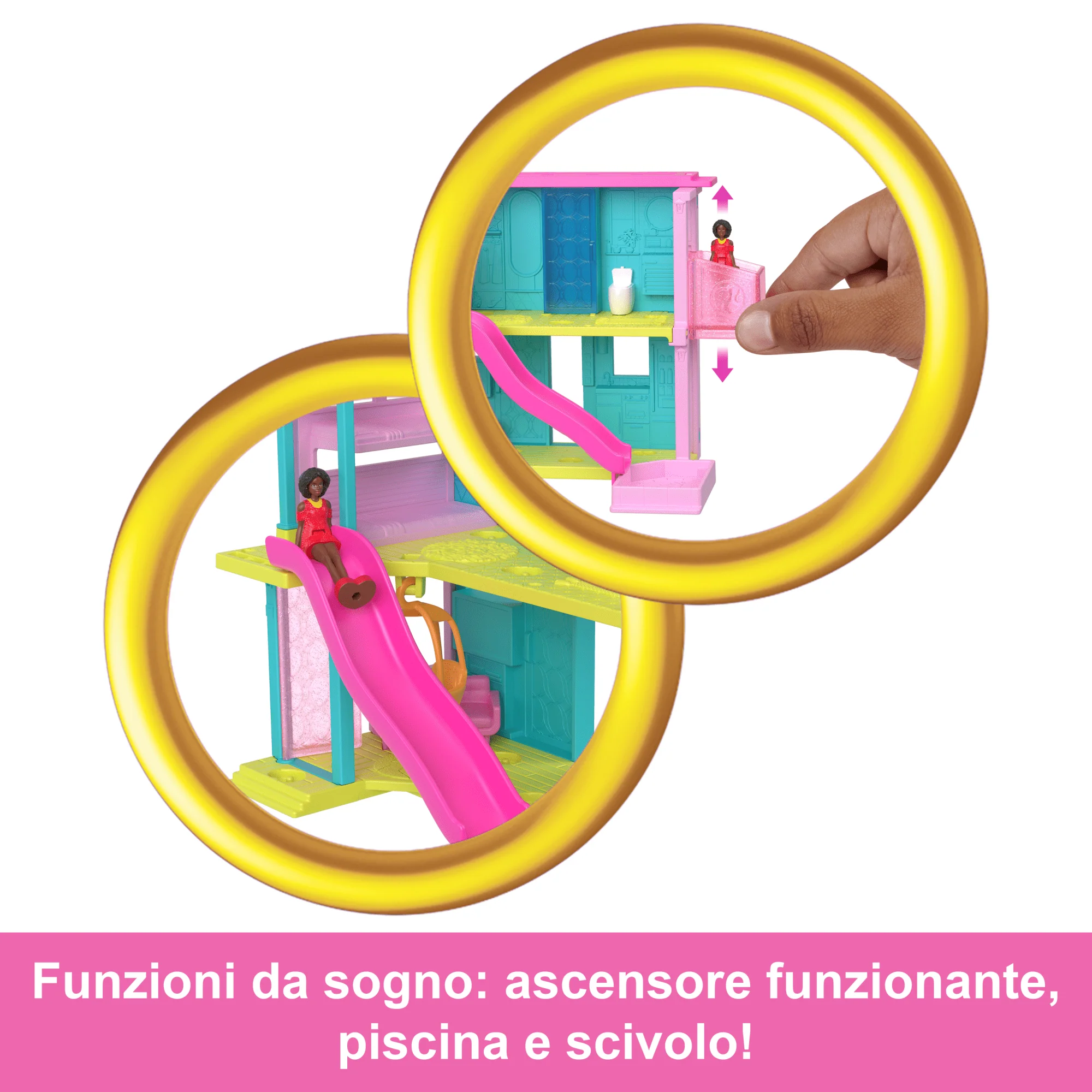 Playset Casa Delle Bambole Barbie Mini Barbieland Con Bambola Da 3,8 Cm, Mobili E Accessori (I Modelli Possono Variare) - Image 3