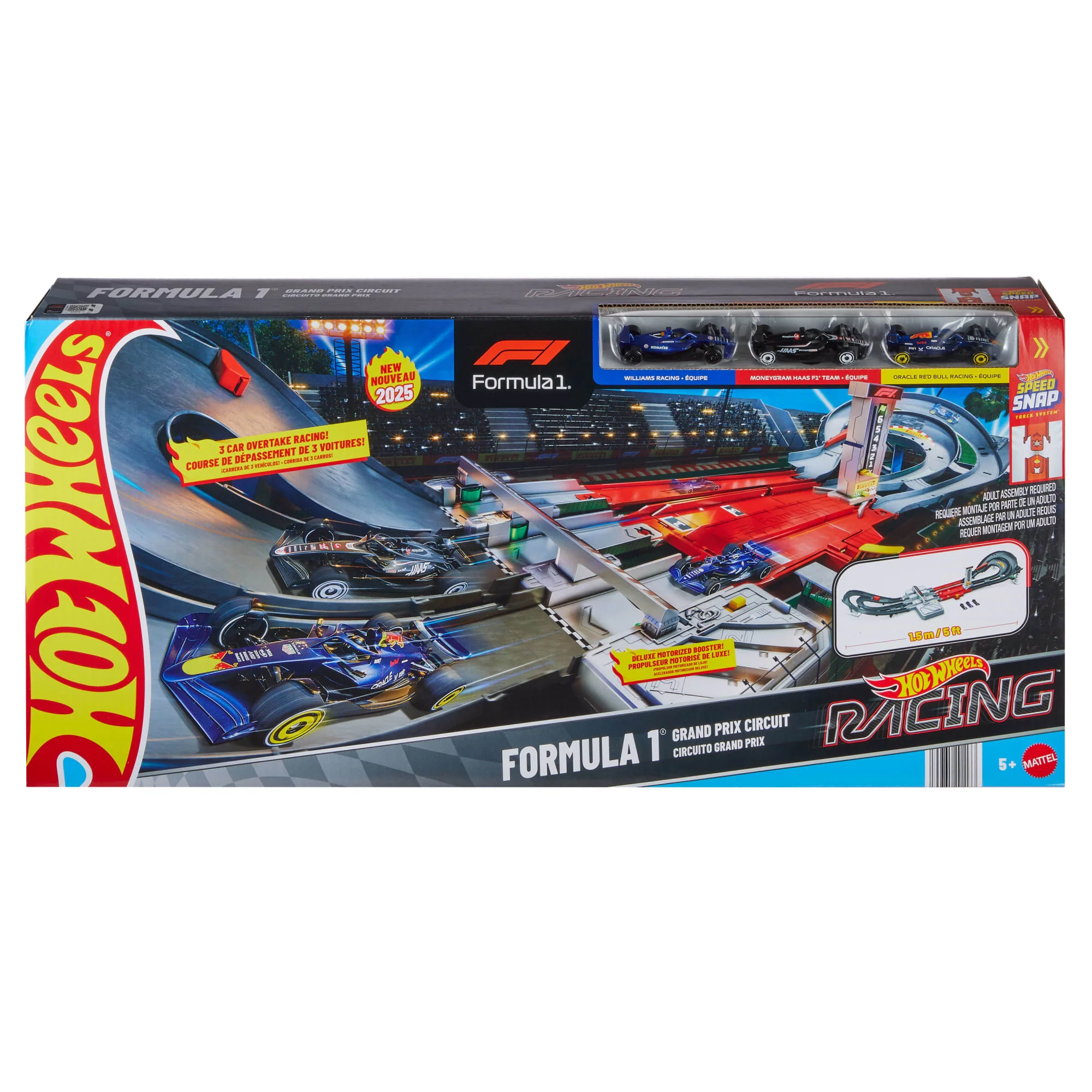 Hot Wheels-Circuit De Grand Prix De Formule 1-Coffret Avec 3 Voitures - Image 6