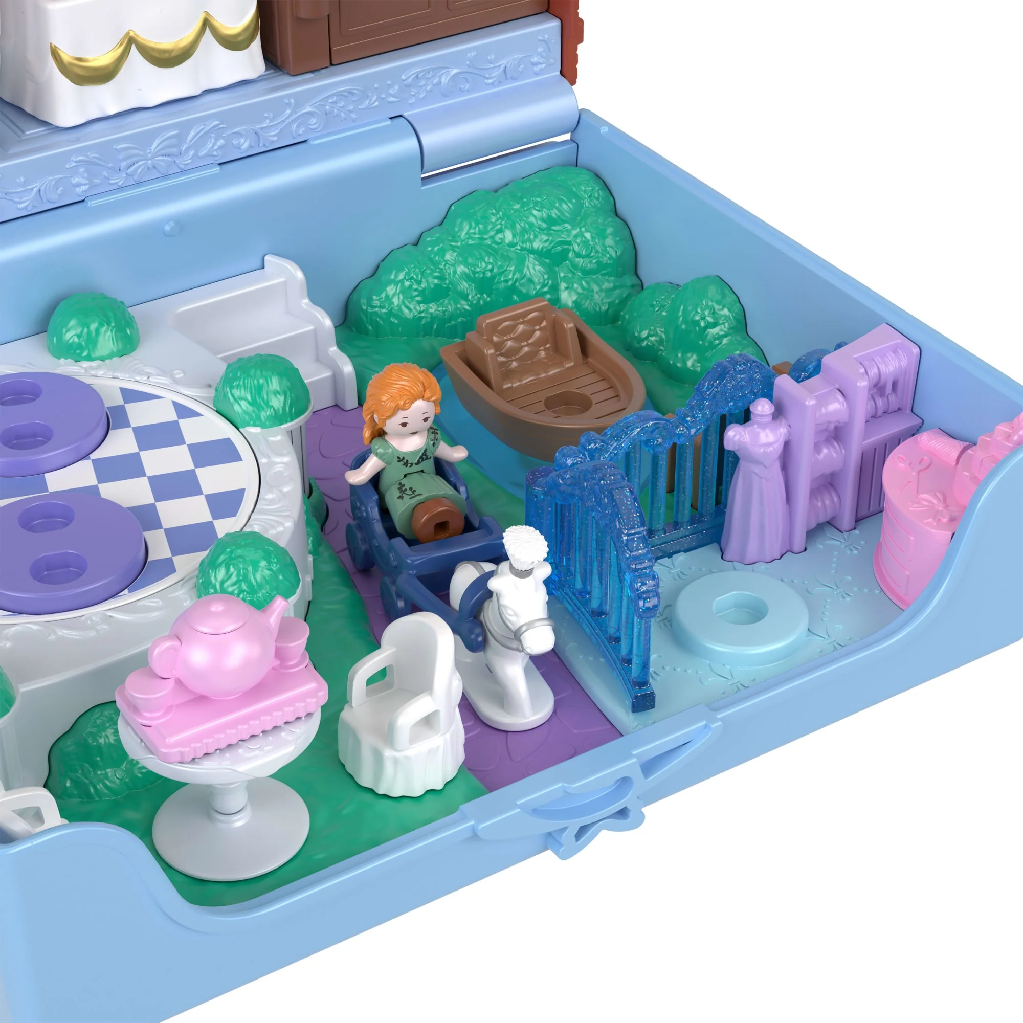 Micro Bambole E Playset Polly Pocket, Cofanetto Da Collezione Bridgerton Con 7 Accessori, Luoghi Iconici - Image 5