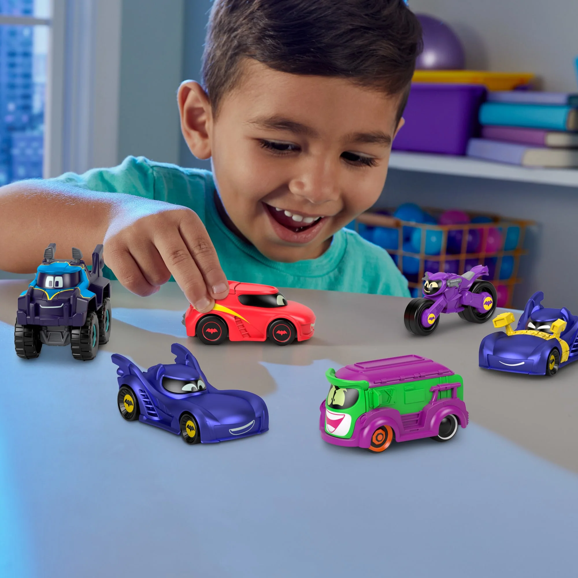 Collezione Di Macchinine Giocattolo Fisher-Price DC Batwheels in Scala 1:55, Giocattoli Per Bambini in Età Prescolare - Image 2