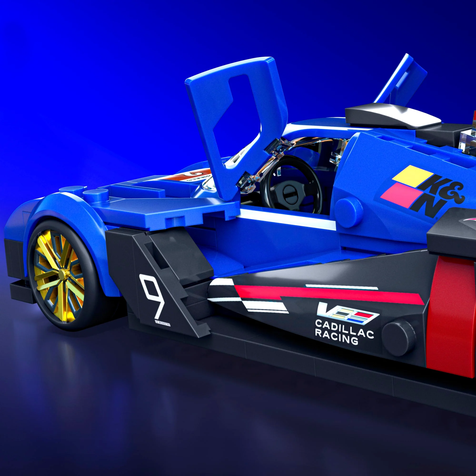 Conjunto De Construcción Del Cadillac Project Gtp Hypercar De Hot Wheels De Mattel Brick Shop (236Piezas) Para Coleccionistas - Image 5