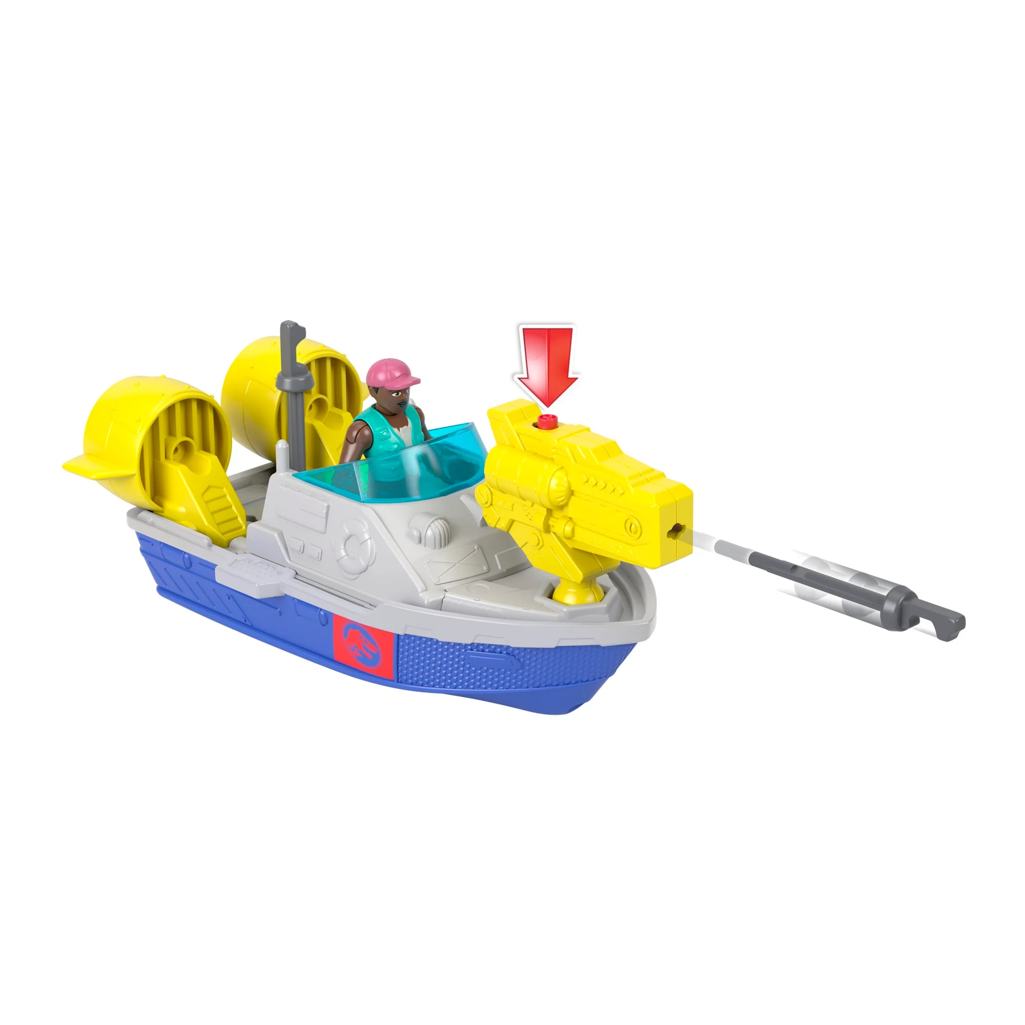 Conjunto De Dinosaurio Mosasaurio Persecución Y Mordiscos Acuáticos De Jurassic World Rebirth De Imaginext De Fisher-Price - Image 4