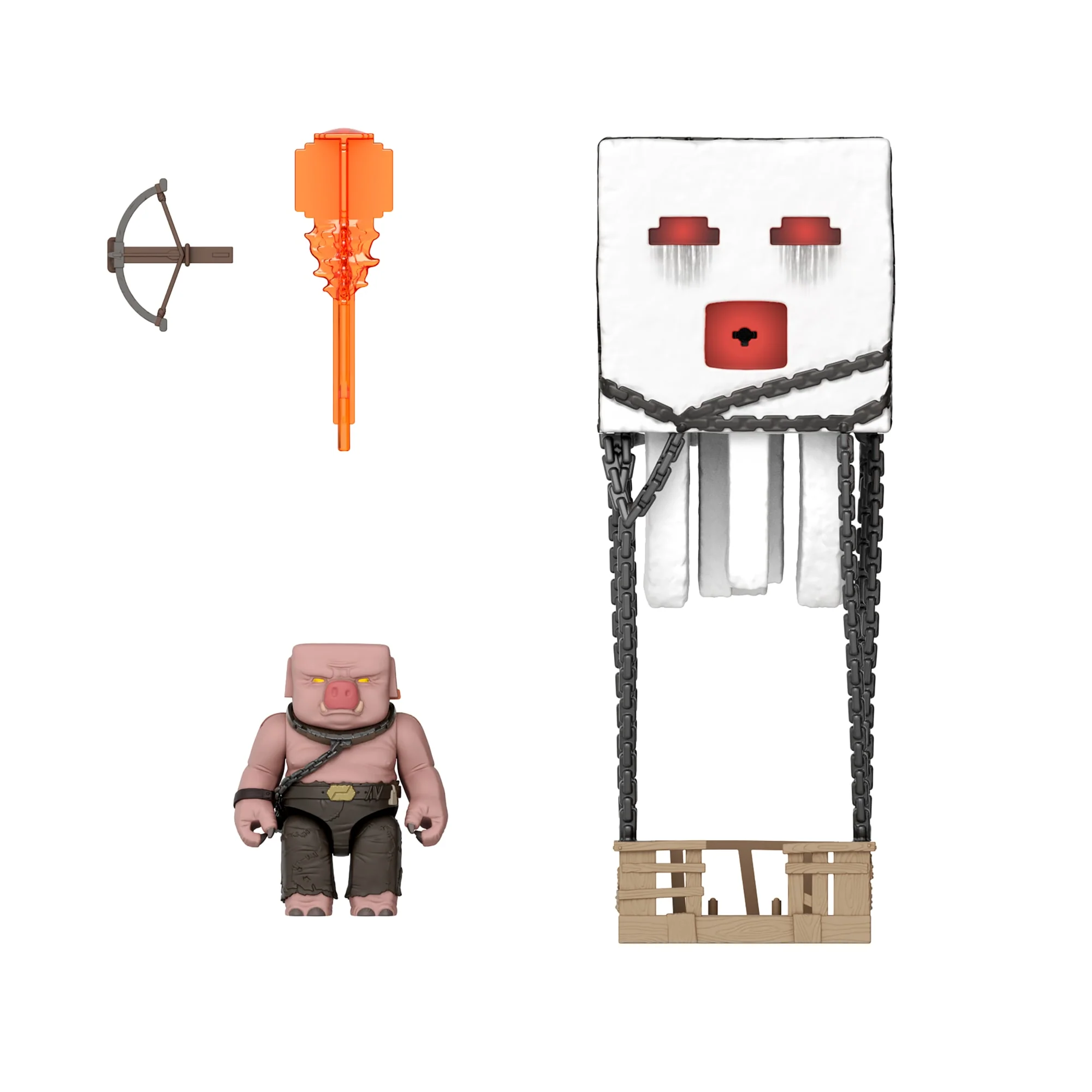 Conjunto De Figuras De Acción Ghast De Ataque Con Proyectiles De Minecraft Con Luces Y Sonidos, Inspirado En La Película - Image 3