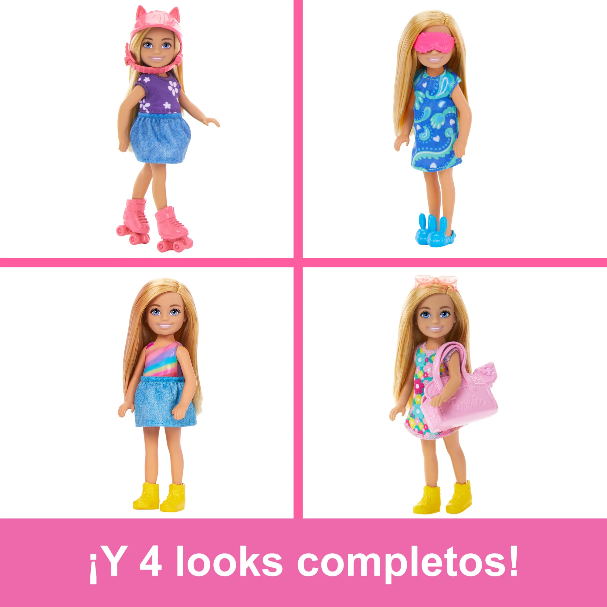 Conjunto De Juego De Muñeca Chelsea Y Armario De Barbie Con Ropa Y Accesorios - Image 3