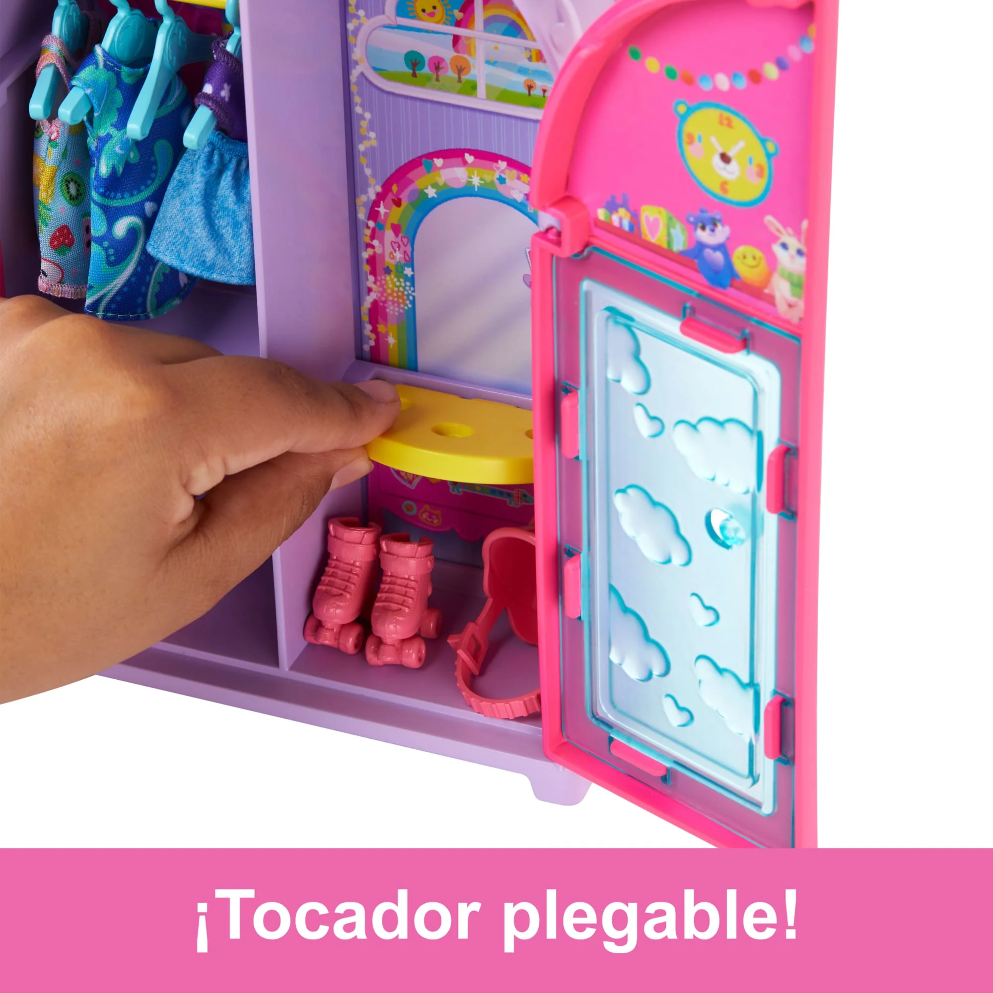 Conjunto De Juego De Muñeca Chelsea Y Armario De Barbie Con Ropa Y Accesorios - Image 4