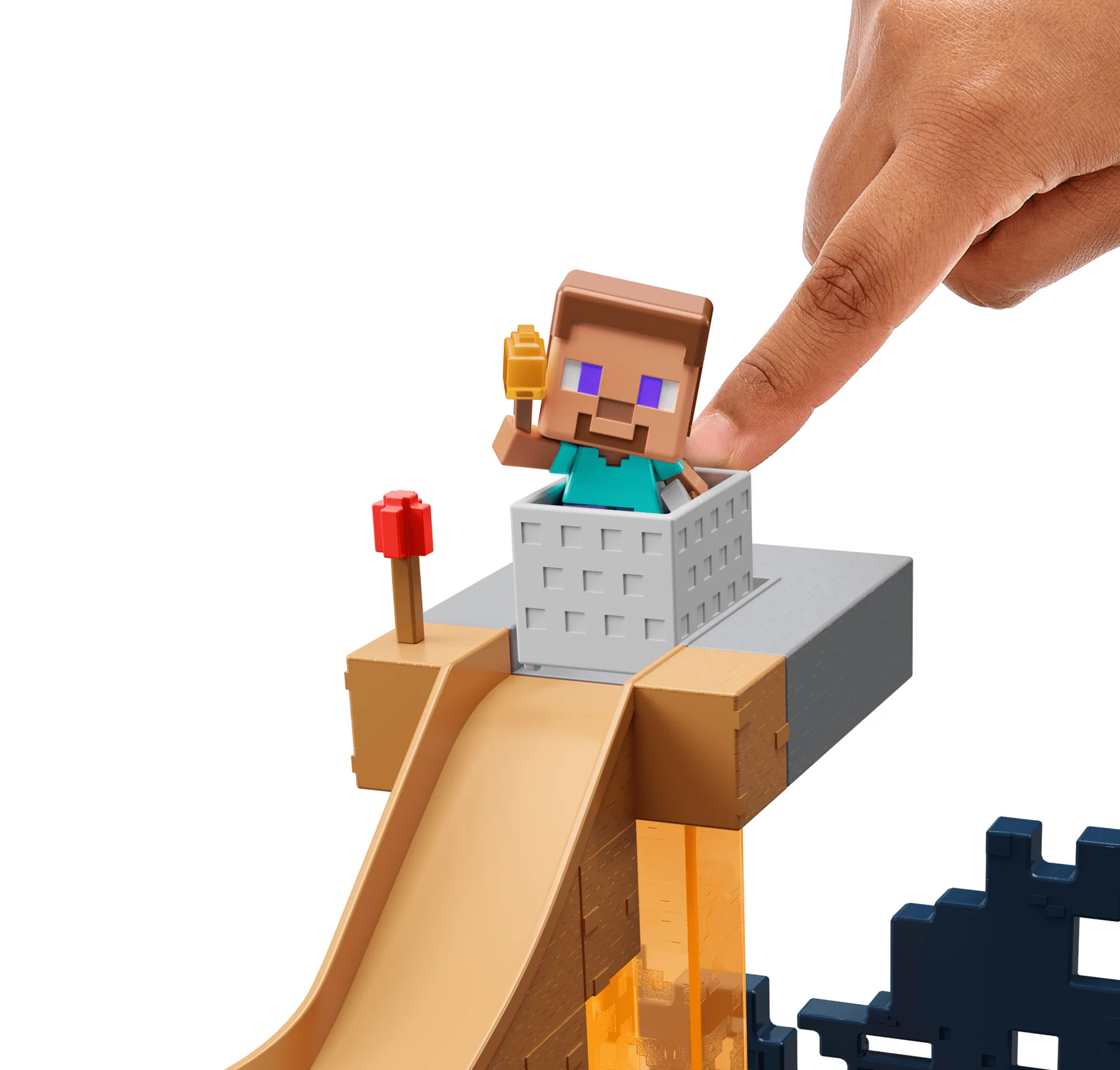 Conjunto El Despertar Del Warden Del Mini Mode De Minecraft Con 2 Minifiguras, Figuras De Steve Y El Warden Y Código De Dlc - Image 2