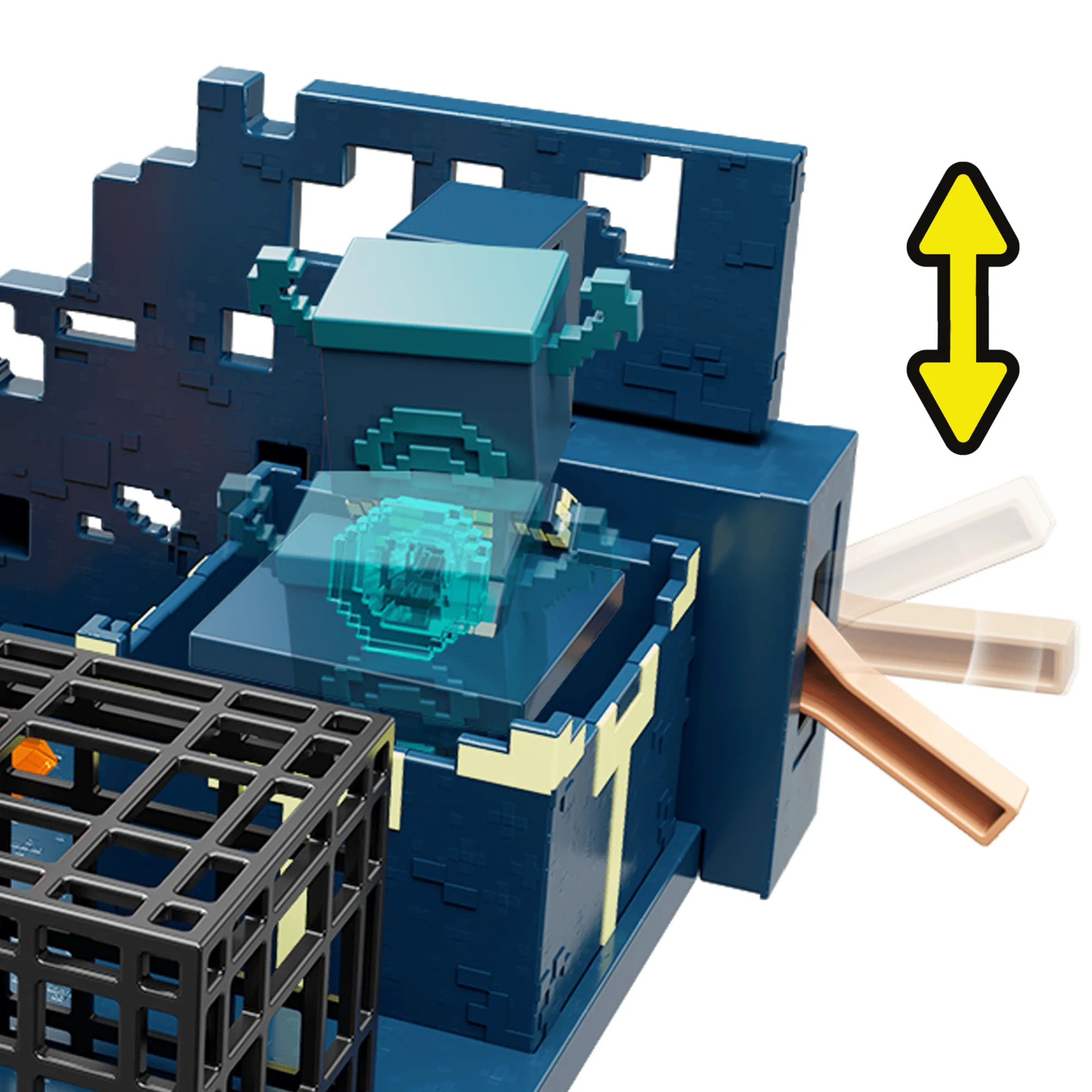 Conjunto El Despertar Del Warden Del Mini Mode De Minecraft Con 2 Minifiguras, Figuras De Steve Y El Warden Y Código De Dlc - Image 5