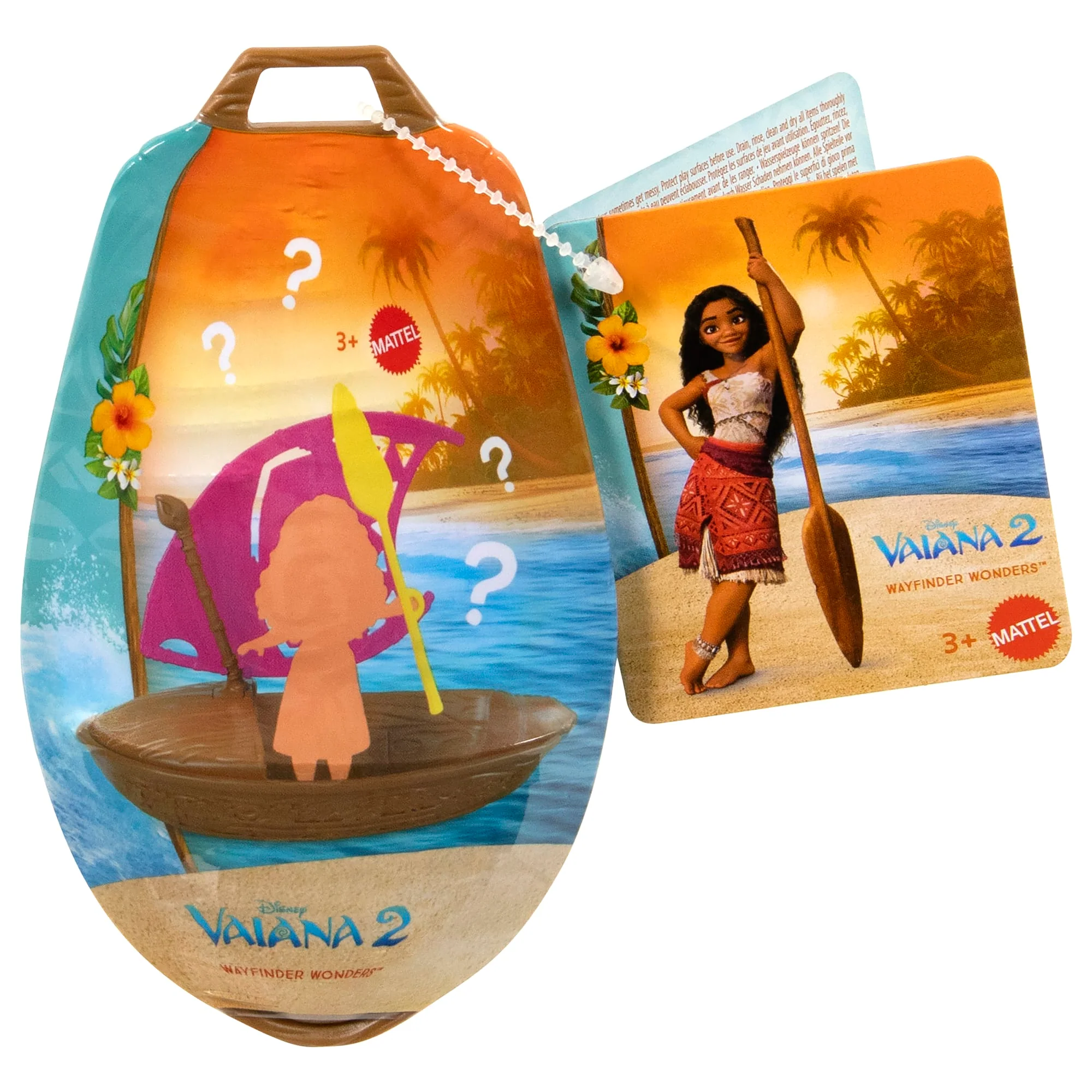 Conjunto Intrépidos Navegantes De “Vaiana 2” De Disney Con Muñeco Pequeño Sorpresa, Canoa Y Accesorio (Los Estilos Pueden Variar) - Image 2
