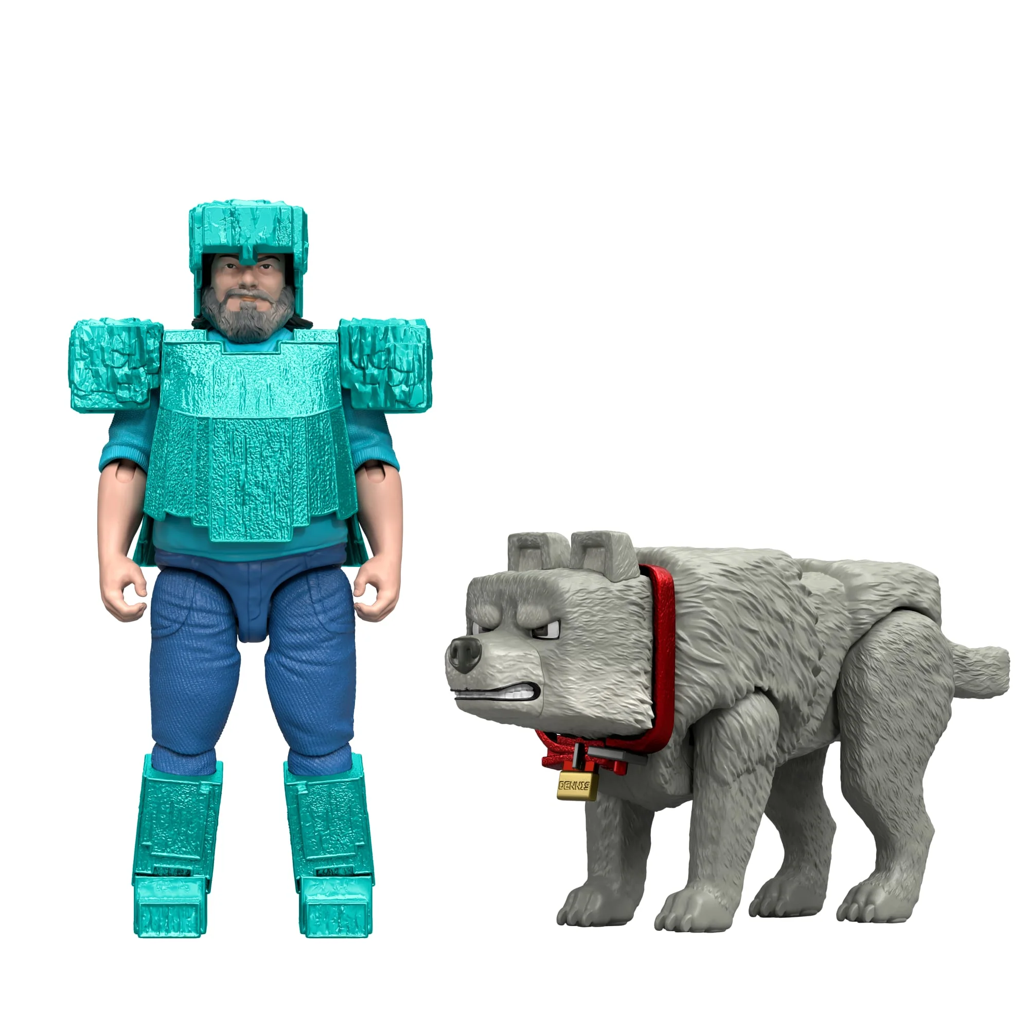 Conjunto Un Mejor Amigo Peludo Y Enorme De Minecraft Con 2 Figuras De Acción Y 2 Accesorios Inspirado En La Película - Image 2