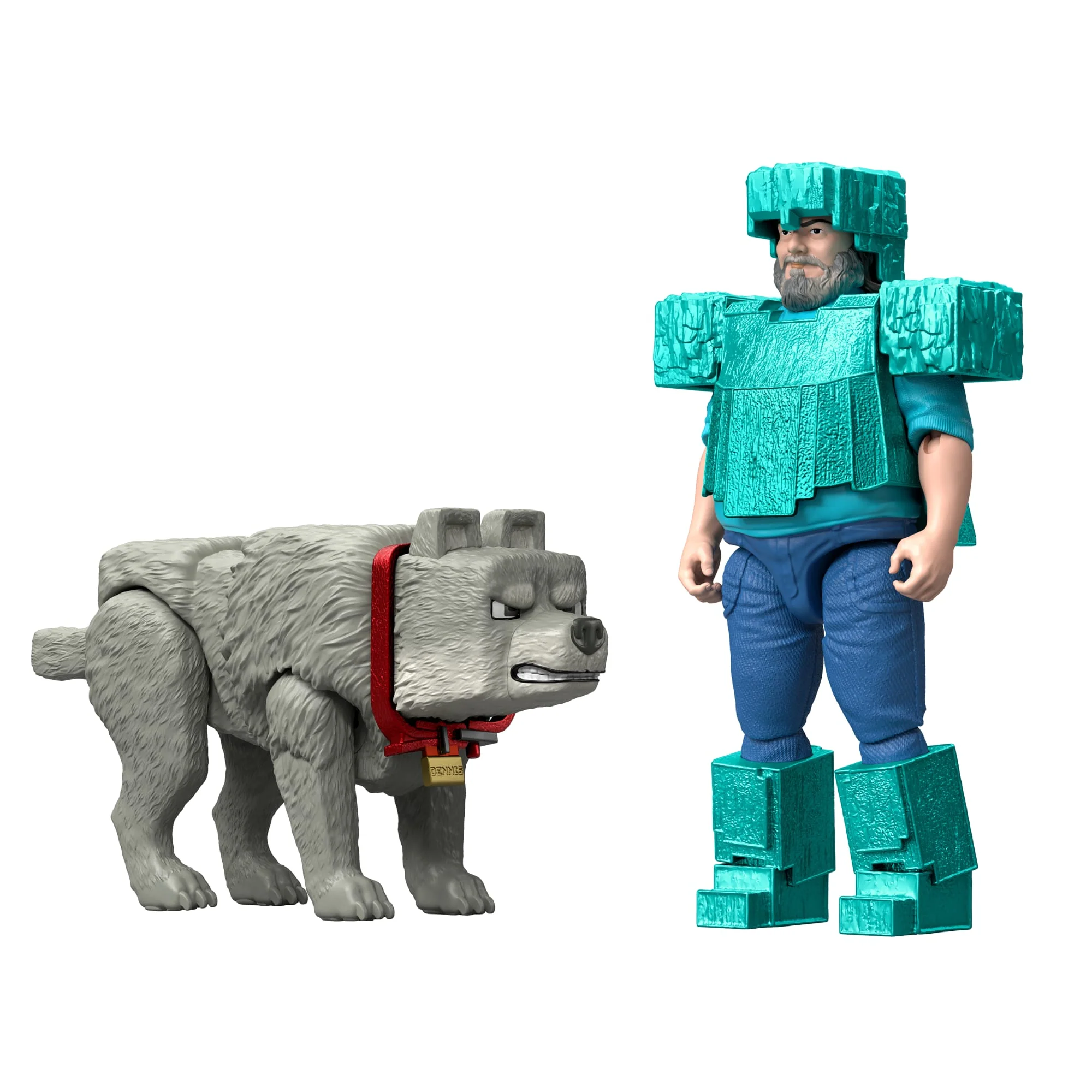 Conjunto Un Mejor Amigo Peludo Y Enorme De Minecraft Con 2 Figuras De Acción Y 2 Accesorios Inspirado En La Película - Image 6