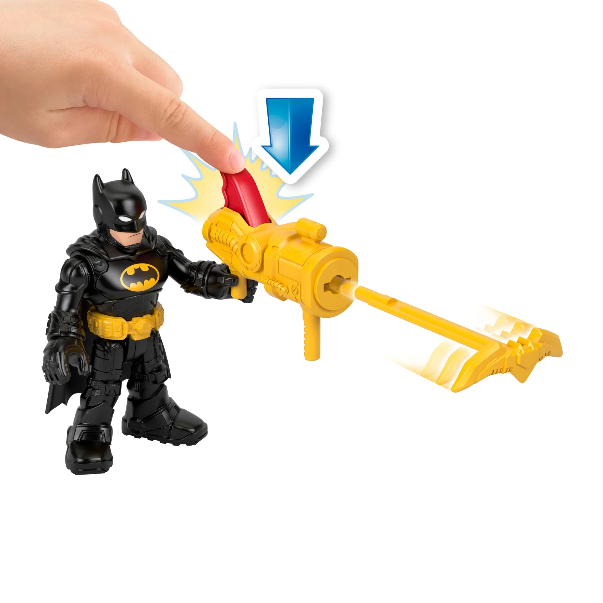 Conjunto De Juego Centro De Mando De Batman De Imaginext De DC Super Friends Con Luces Y Figura De Batman - Image 3