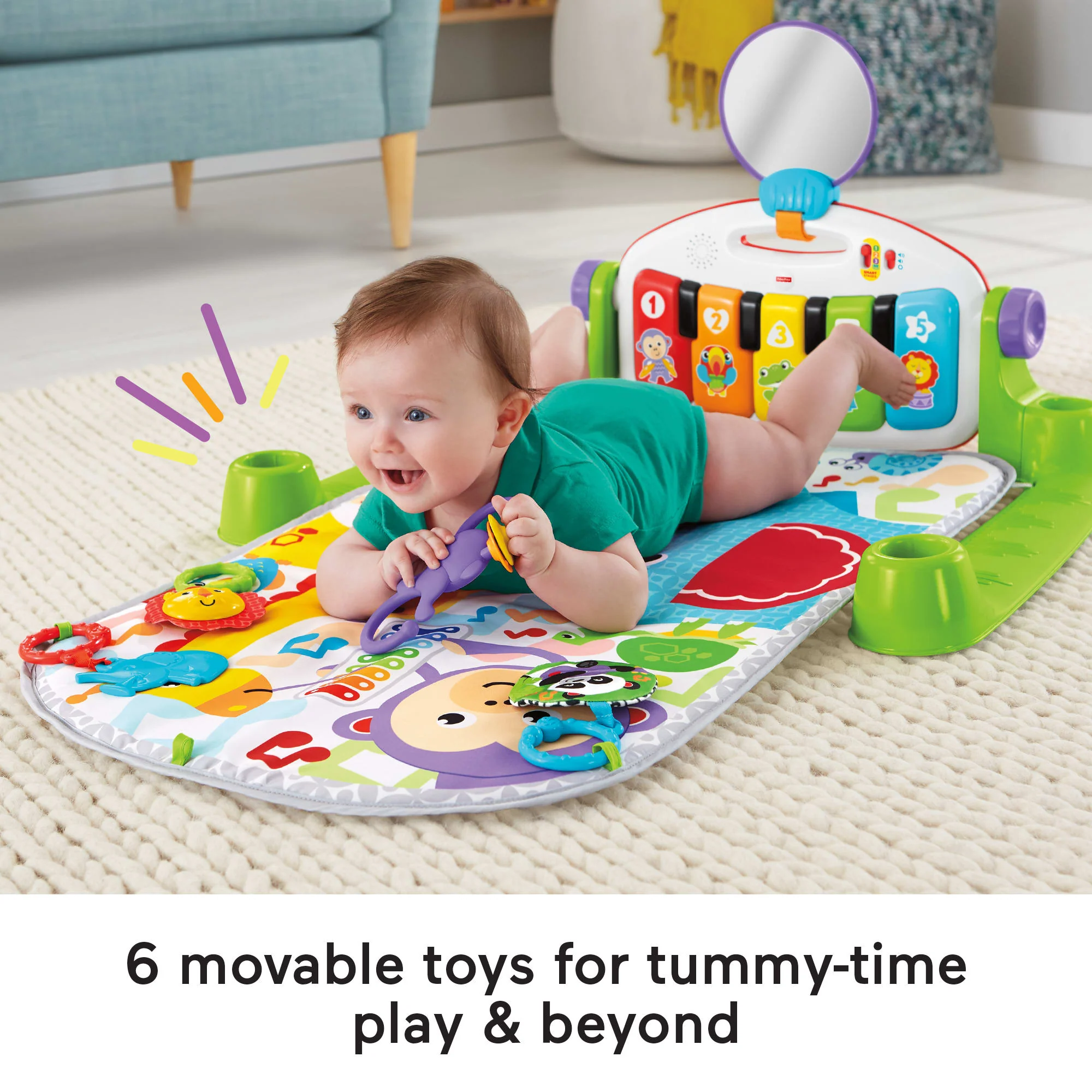 Deluxe Kick & Play Piano Gym - Image 3