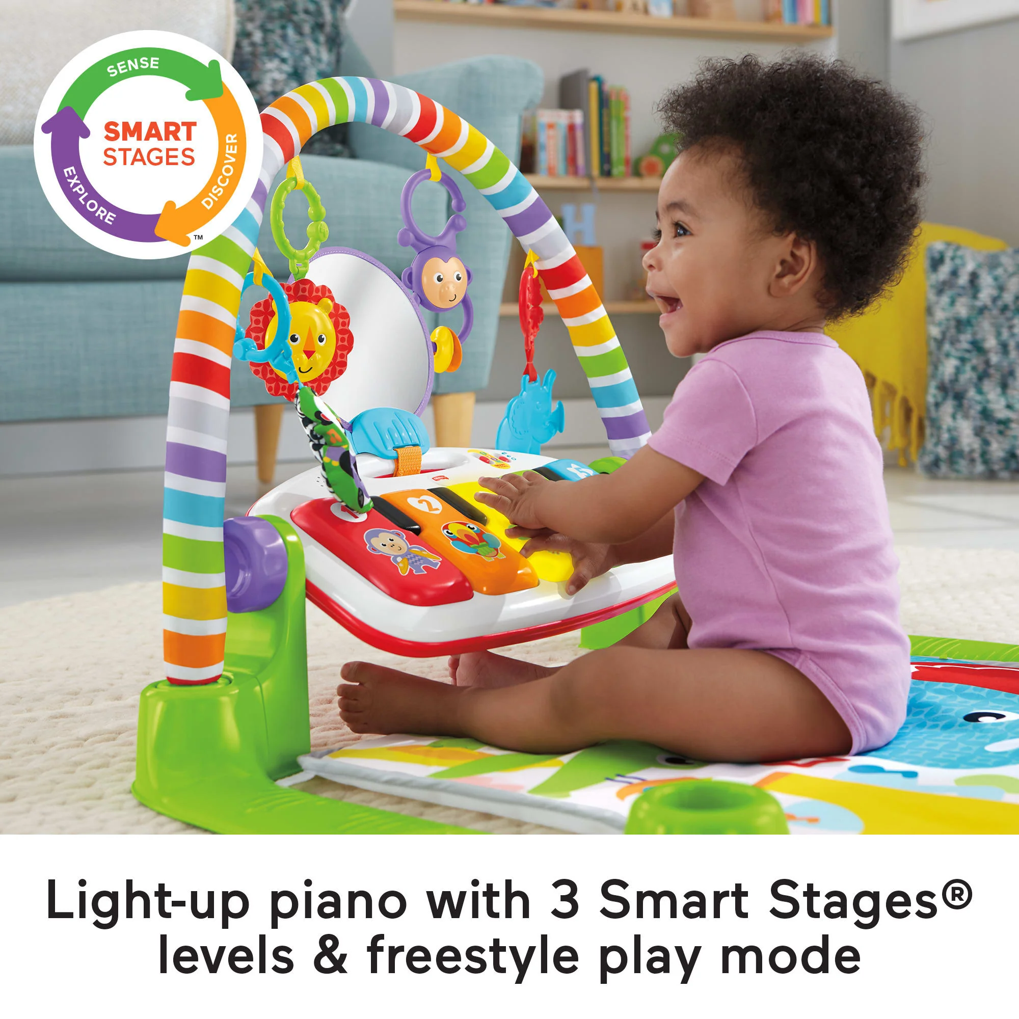 Deluxe Kick & Play Piano Gym - Image 4