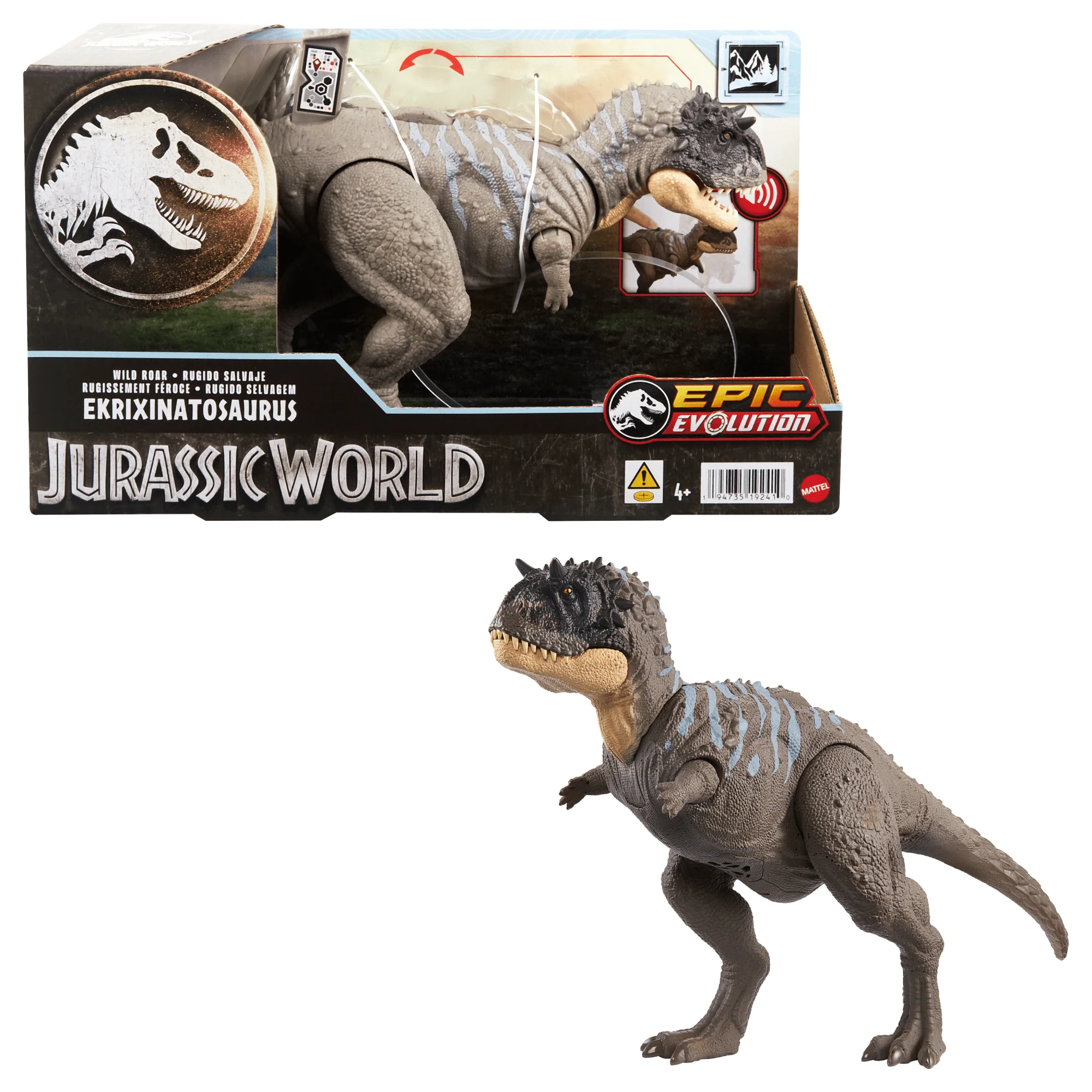 Dinosauri Giocattolo Jurassic World Ruggito Selvaggio Con Suoni - Image 3