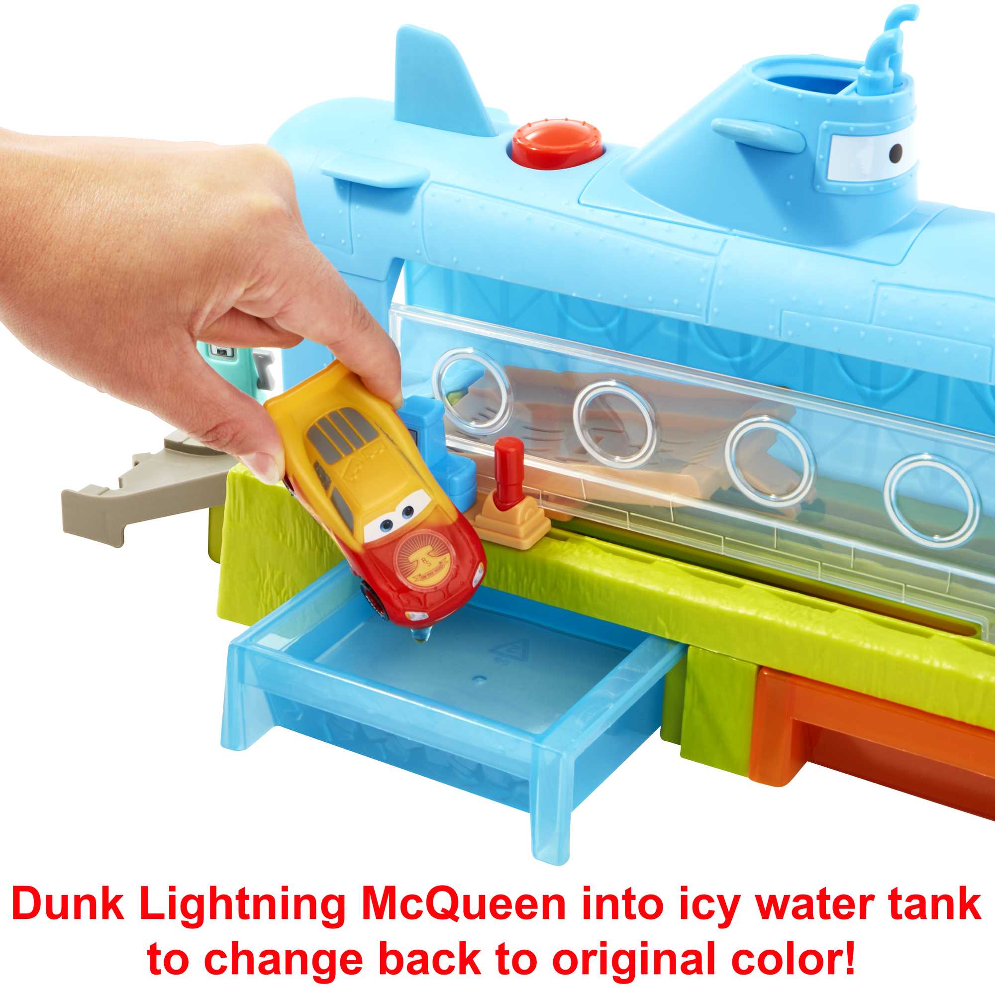 Disney and Pixar Cars Color Change Whale Car Wash Playset - Image 3