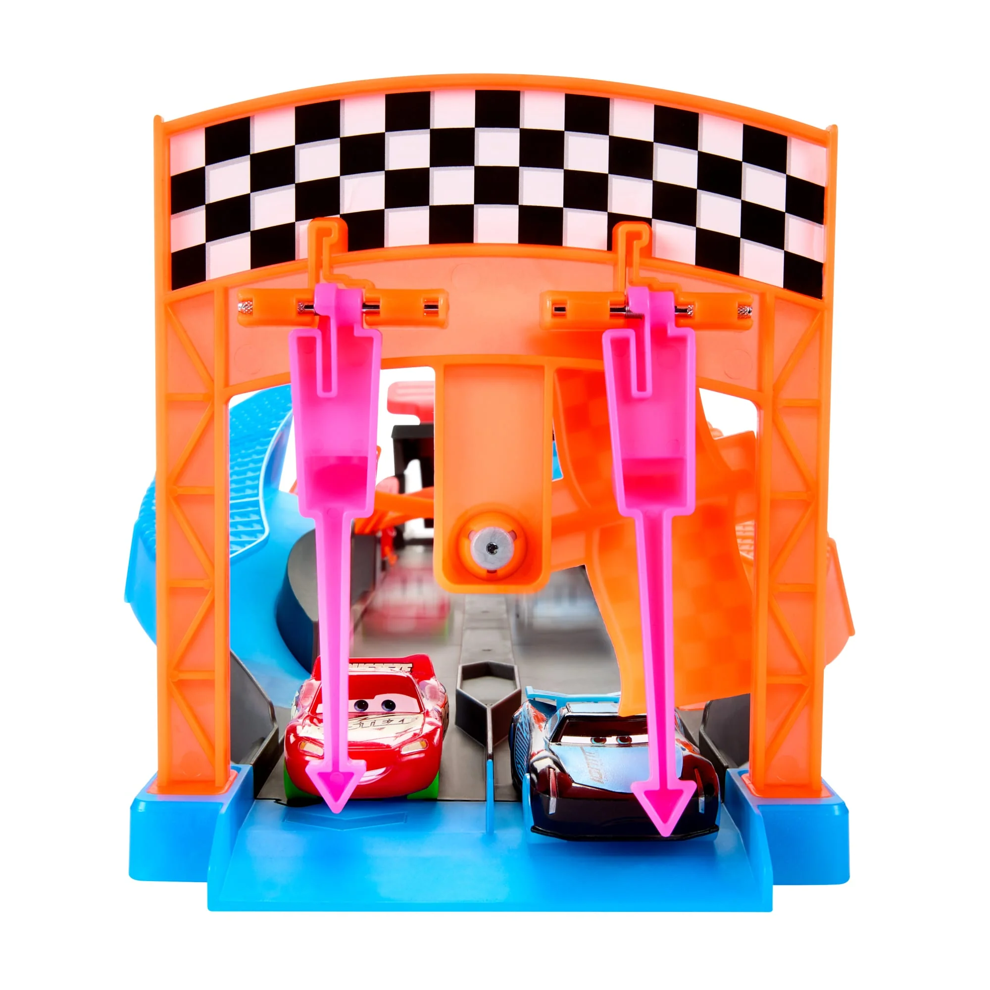 Disney and Pixar Cars Glow Racers Launch & Criss-Cross Glow Race Playset - Image 4