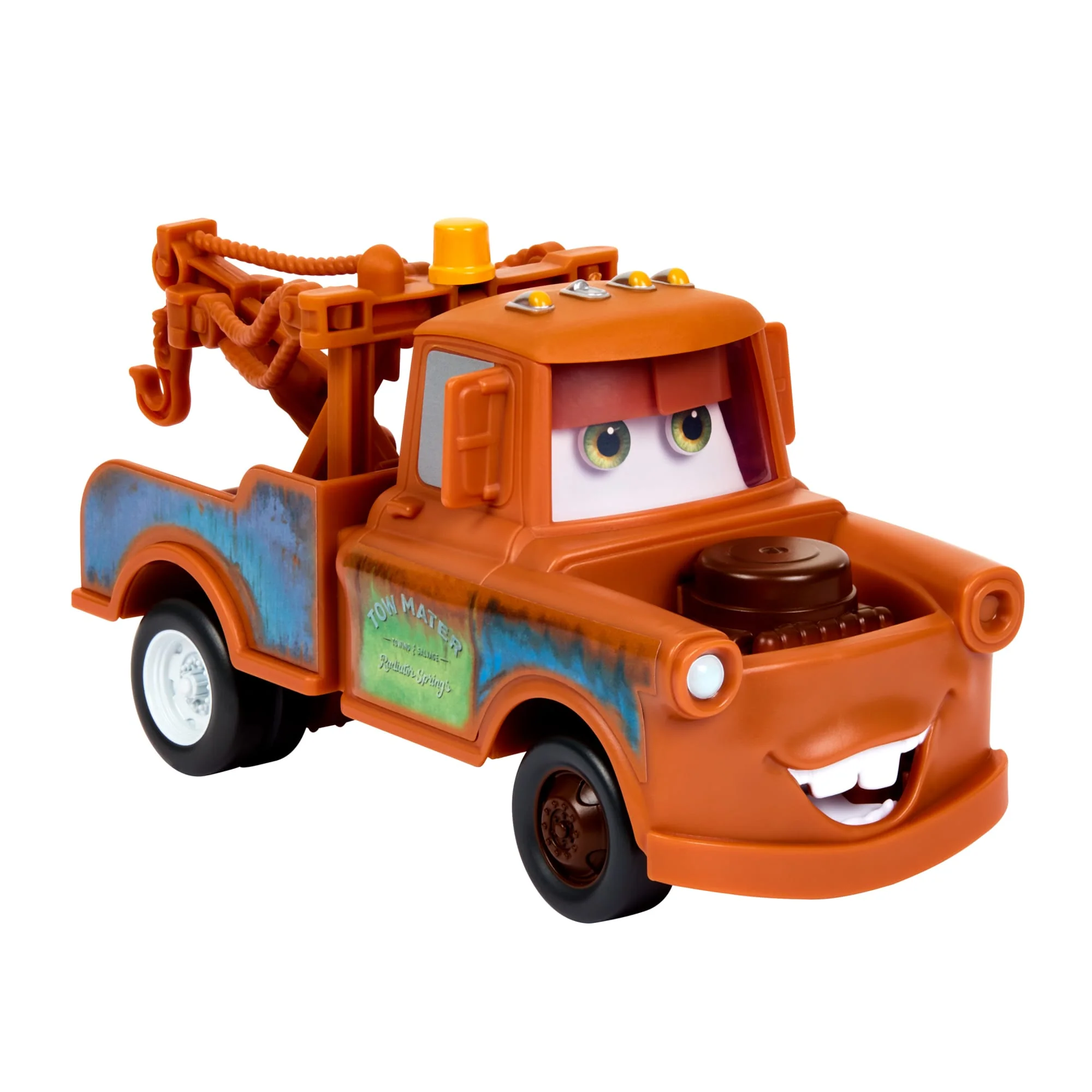 Disney And Pixar Cars Moving Moments Mater Toy Truck With Moving Eyes & Mouth - Image 3