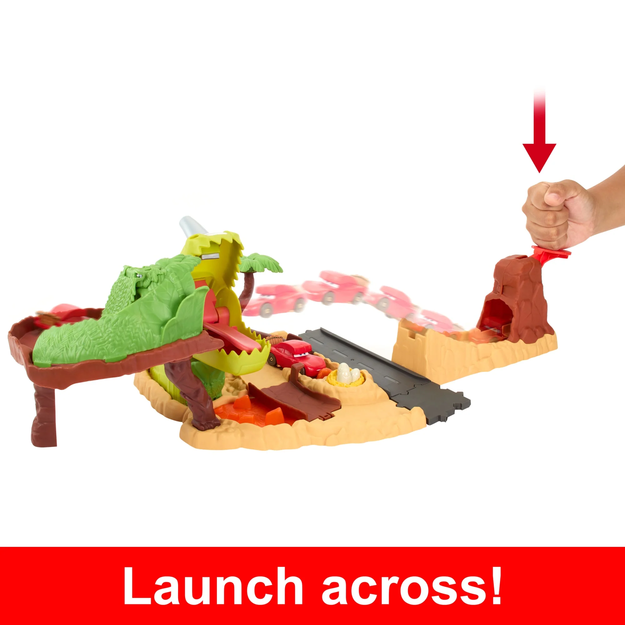 Disney And Pixar Cars On The Road Dino Playground Playset - Image 4