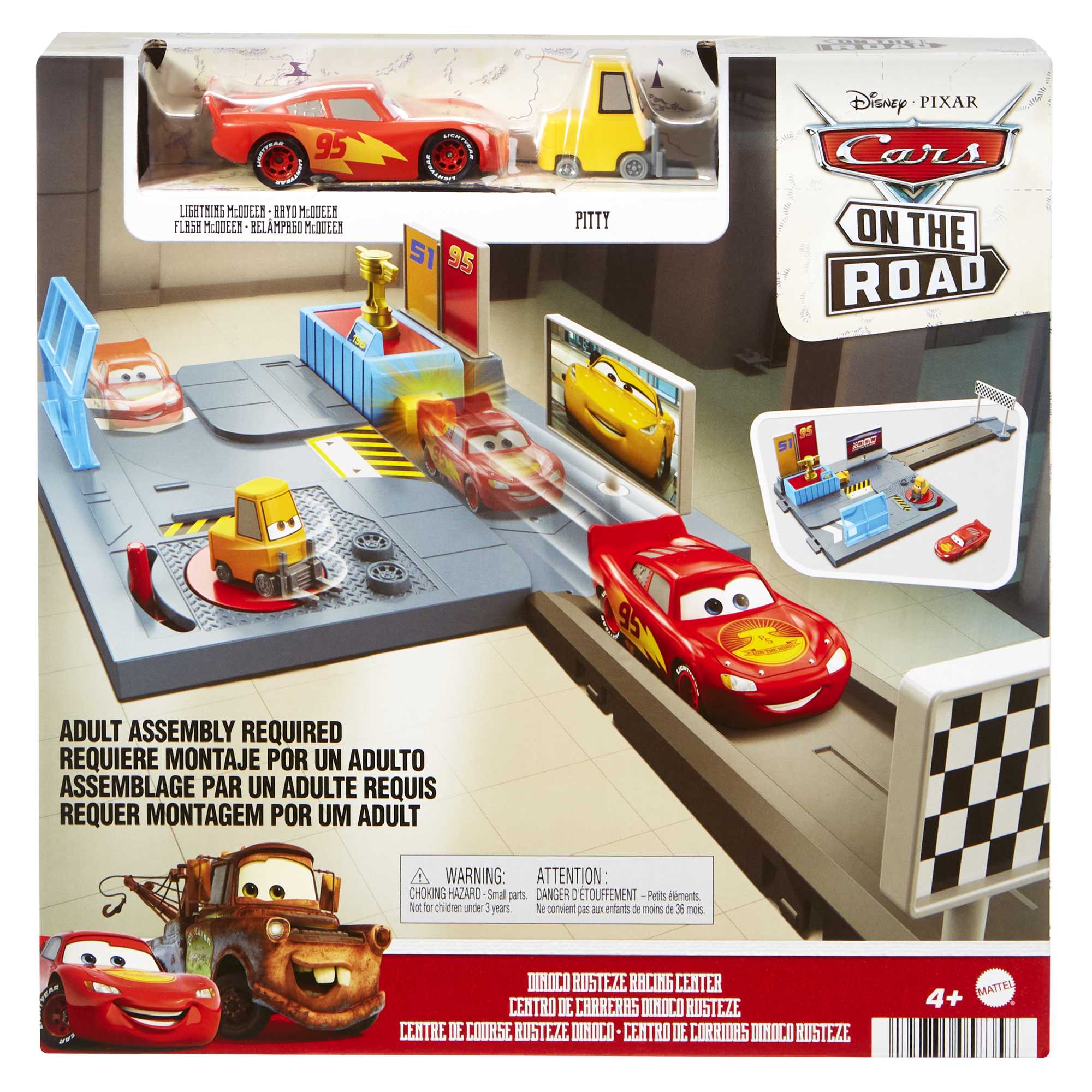 Disney and Pixar Cars On The Road Dinoco Rusteze Racing Center - Image 5
