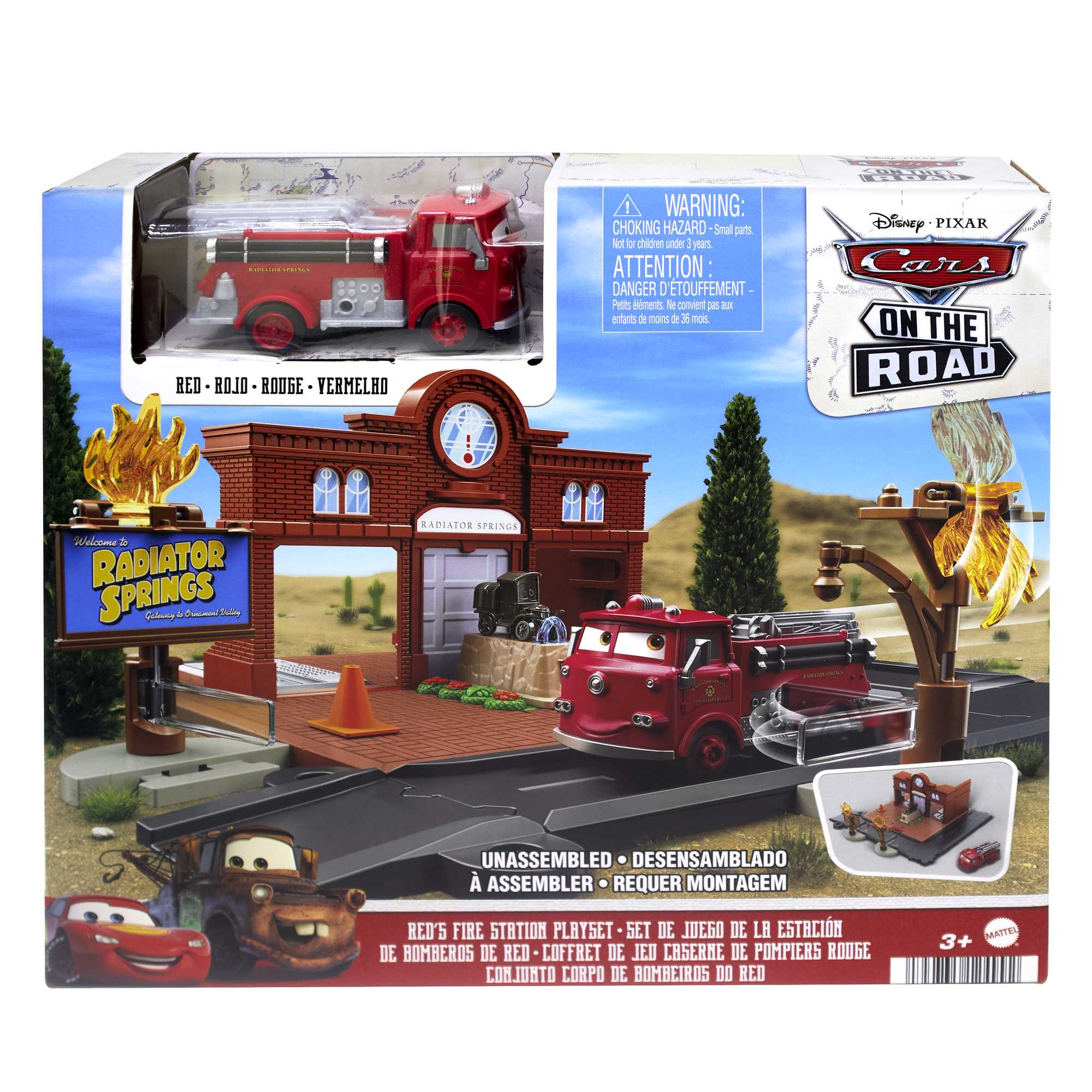 Disney and Pixar Cars Red's Fire Station Playset - Image 6