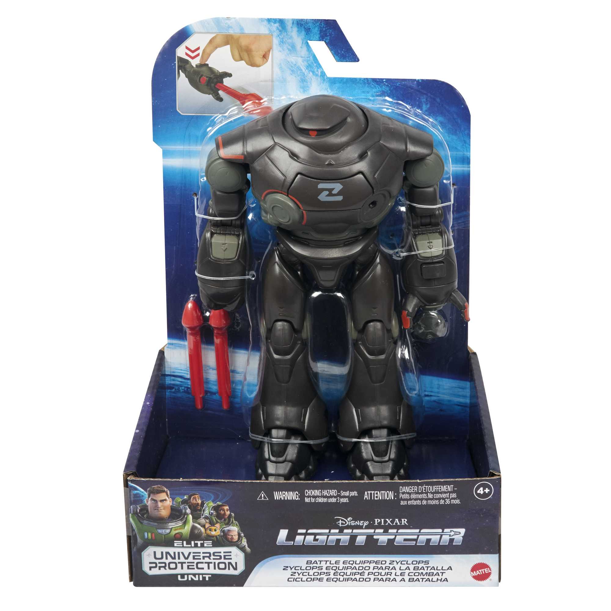 Disney and Pixar Lightyear Battle Equipped Zyclops Figure - Image 6