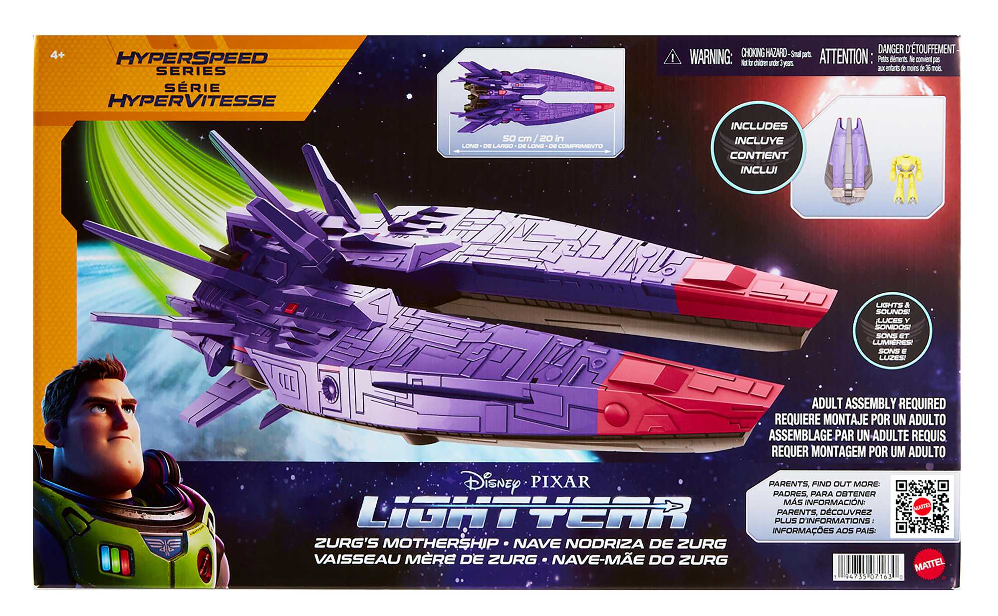 Disney and Pixar Lightyear Hyperspeed Series Zurg's Mothership - Image 6