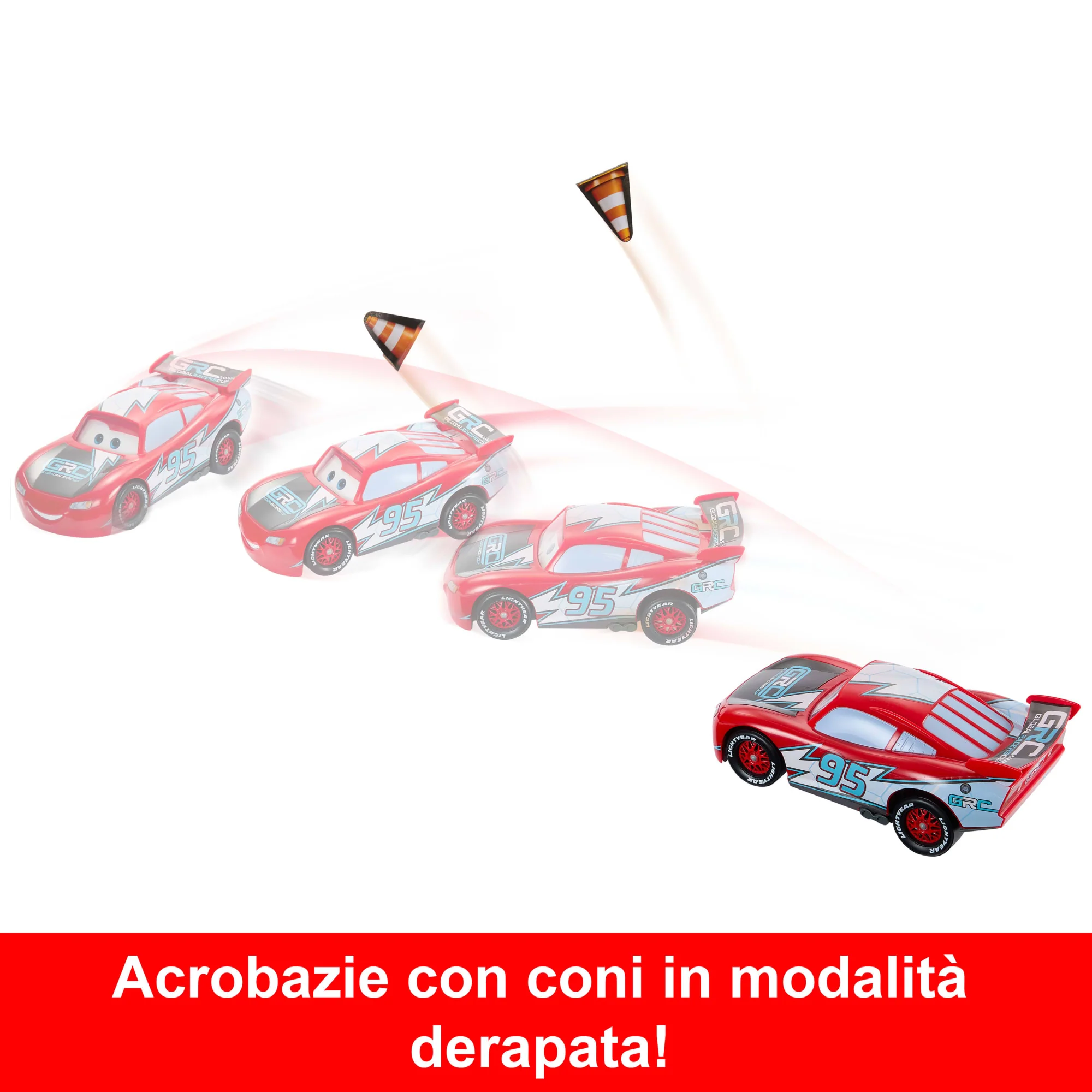 Disney Pixar Cars Saetta Mcqueen Super Derapate - Image 2