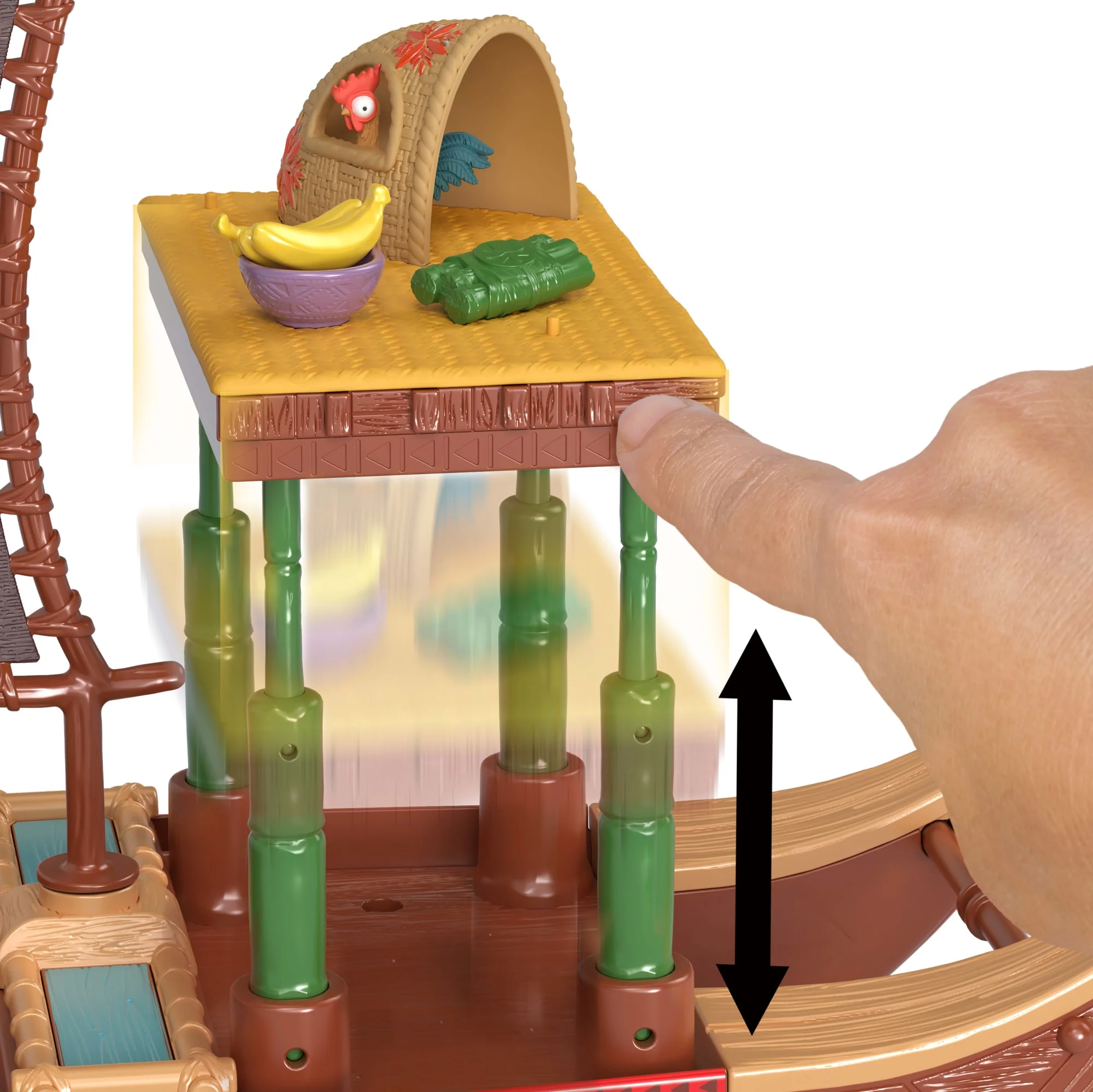 Disney Βαϊάνα 2 Παιχνίδια, Σετ Με 1 Μικρή Κούκλα, 1 Κανό Και 10 Αξεσουάρ - Image 3