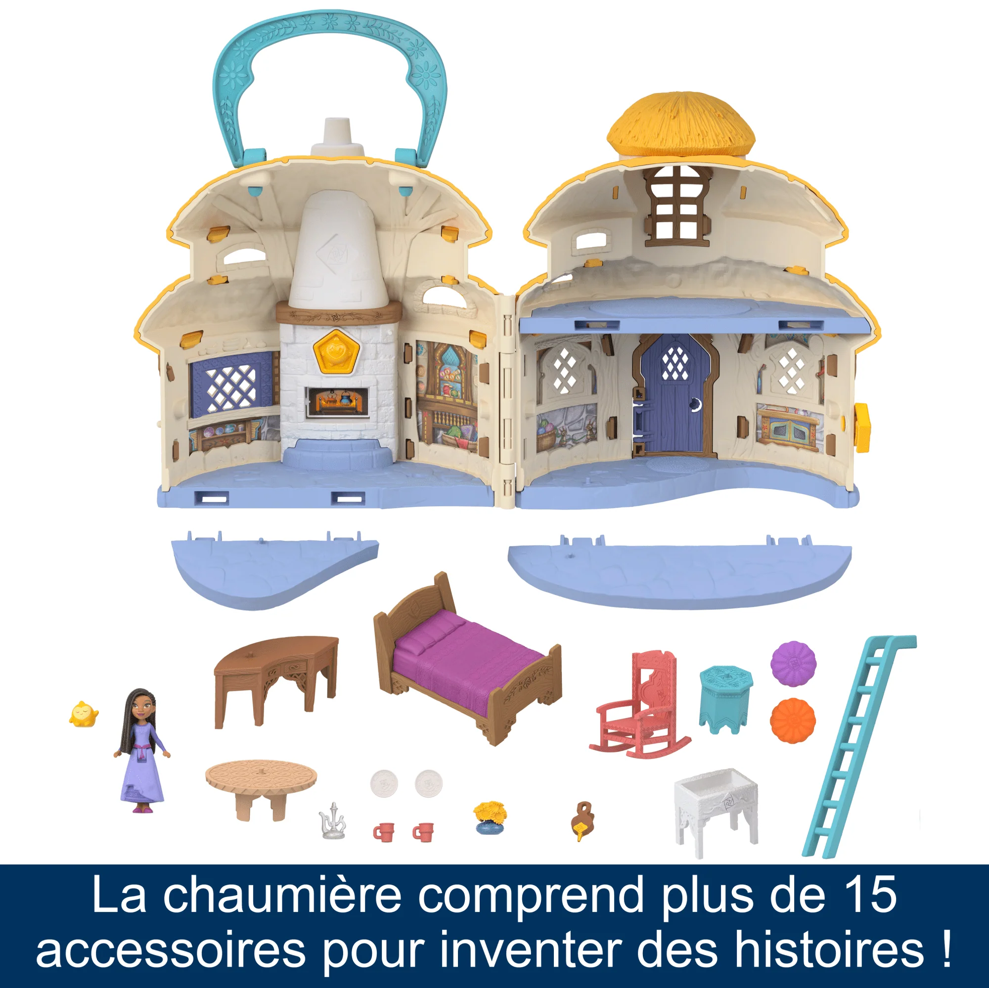 Disney - Coffret Maison D’Asha Du Royaume De Rosas - Maison De Poupée - 3 Ans Et + - Image 4